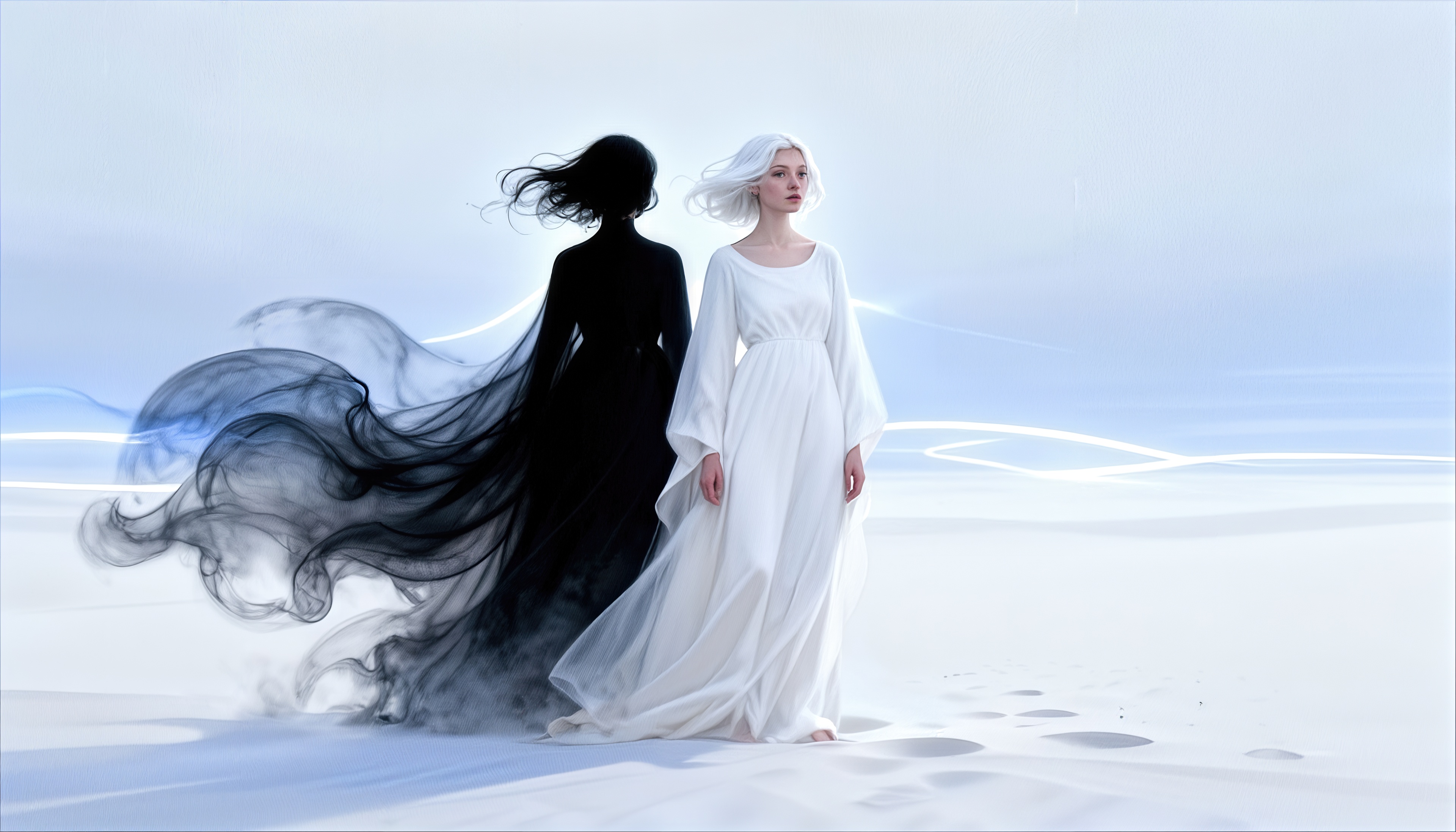 Wallpapers mistica duality contrast on the desktop