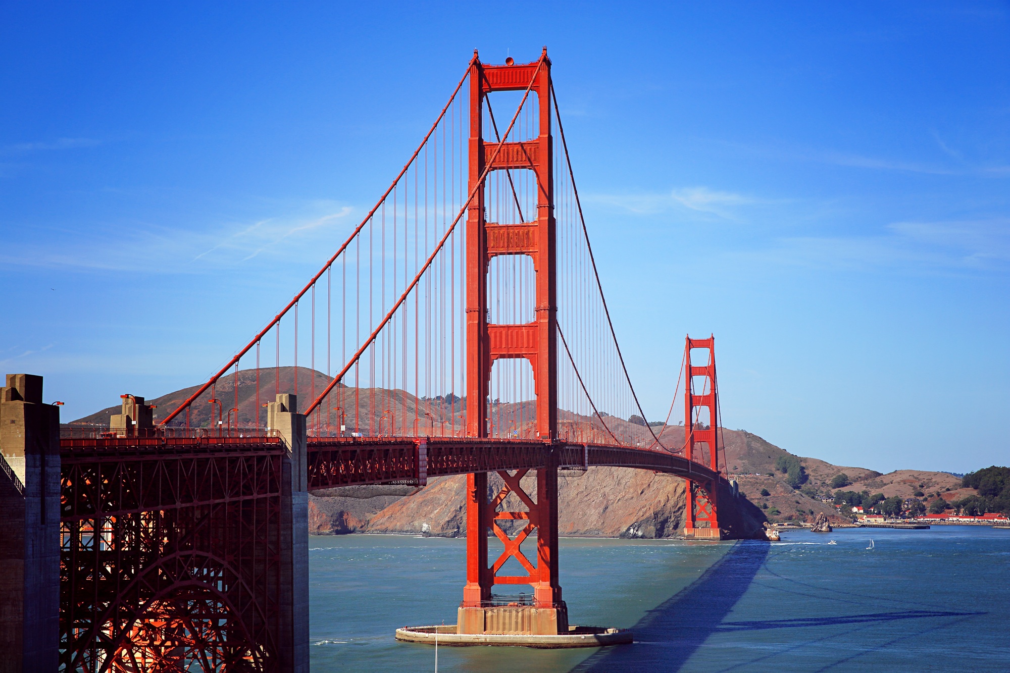 Free photo The bridge over the river in San Francisco