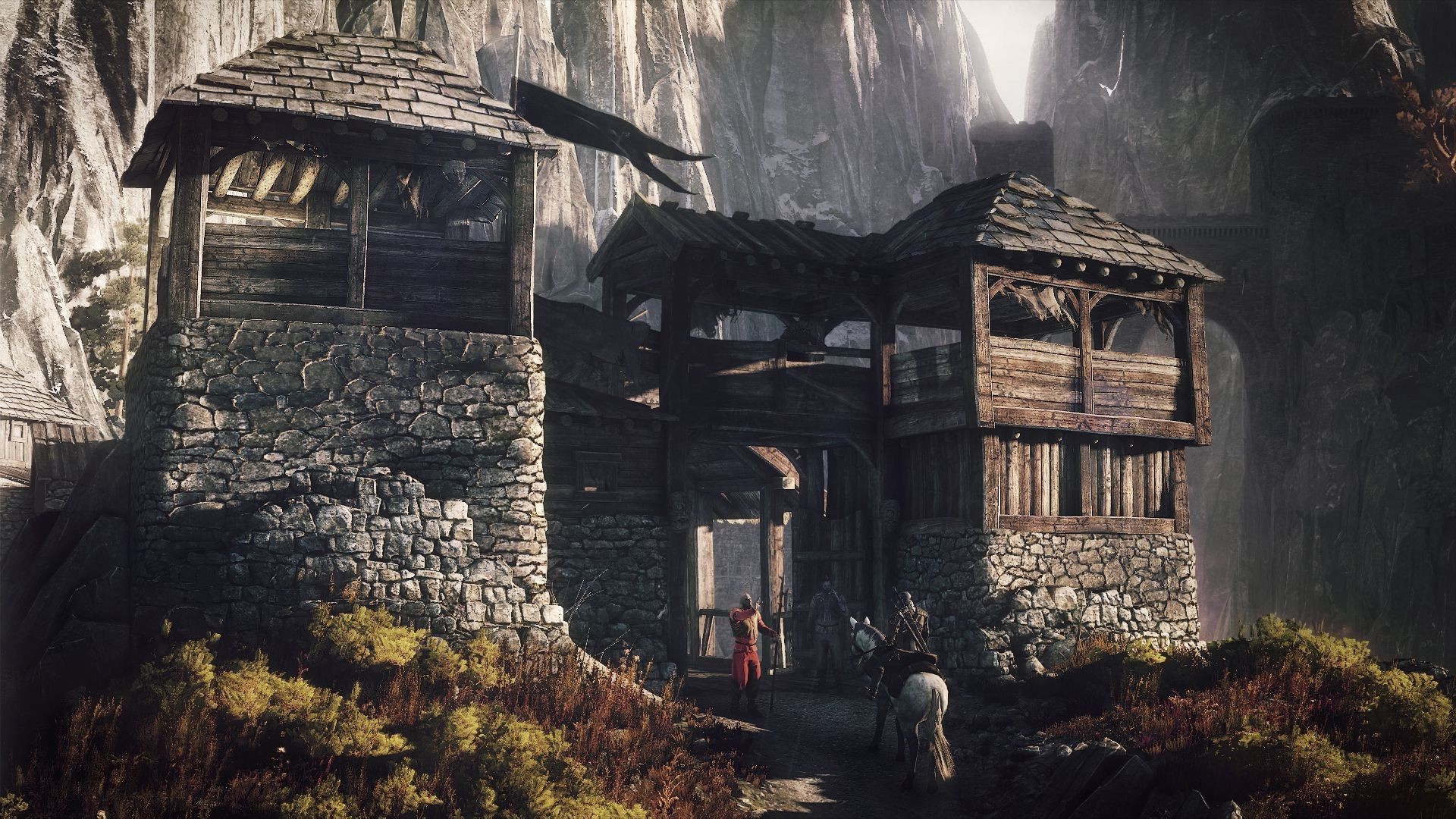 Обои дом The Witcher The Witcher 3 Wild Hunt на рабочий стол