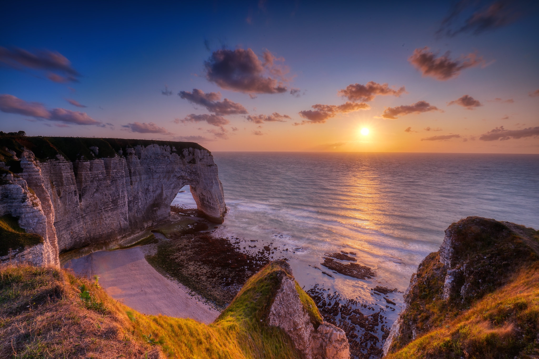 Wallpapers France Normandy Etretat on the desktop