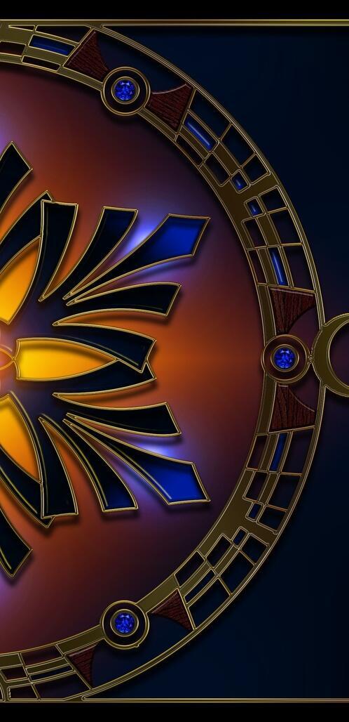 Бесплатное фото Абстрактная снежинка