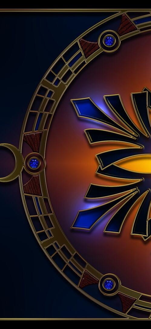 Бесплатное фото Абстрактная снежинка