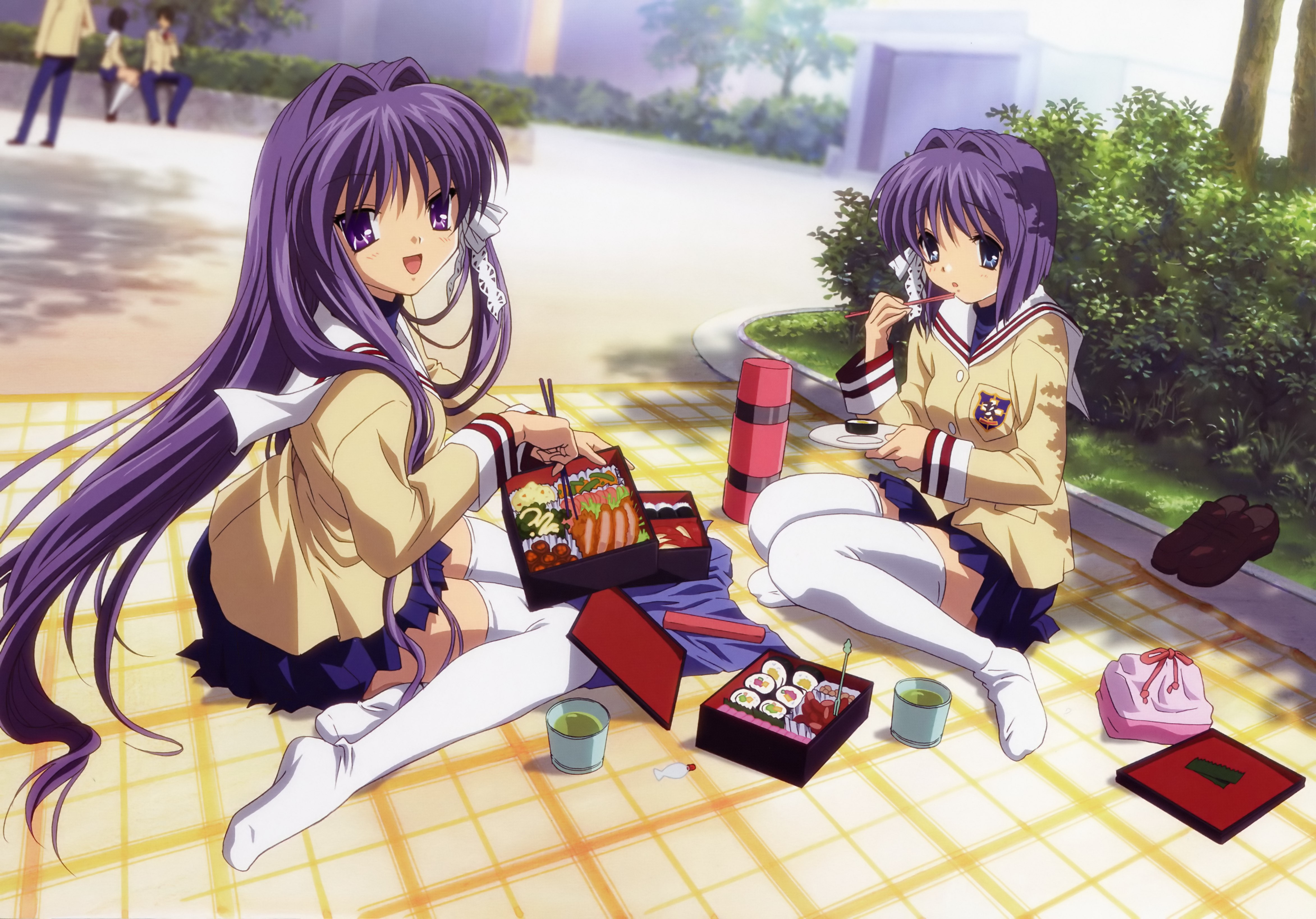 Обои аниме девушки аниме Clannad на рабочий стол