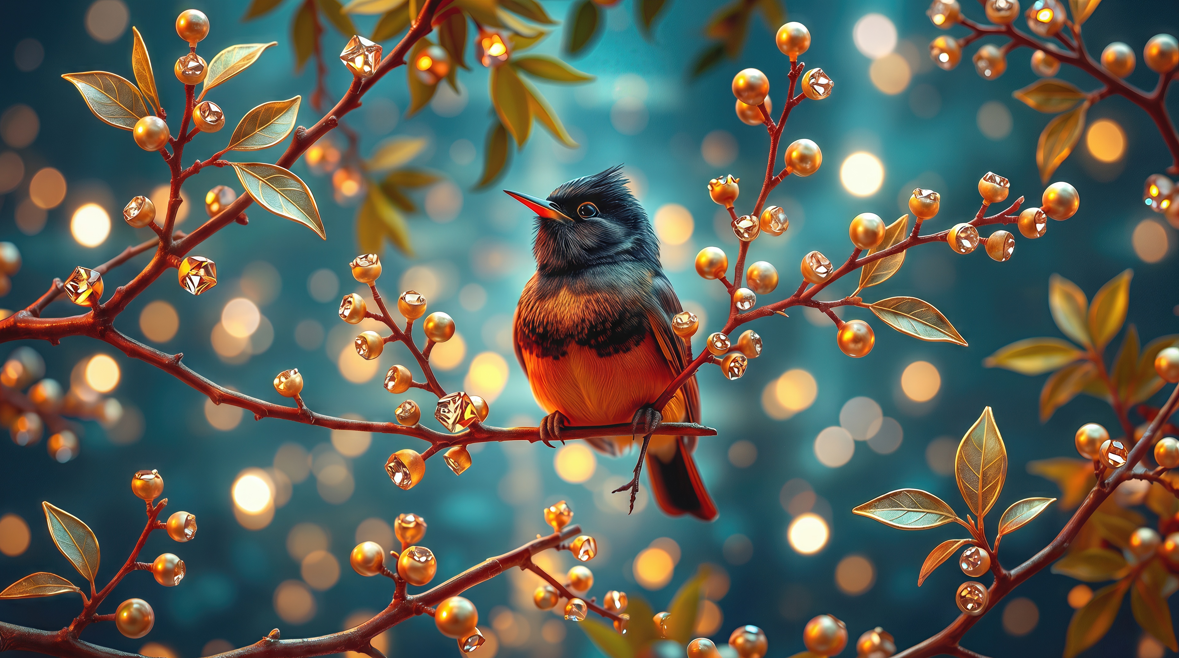 Wallpapers bird birdie robin wright on the desktop