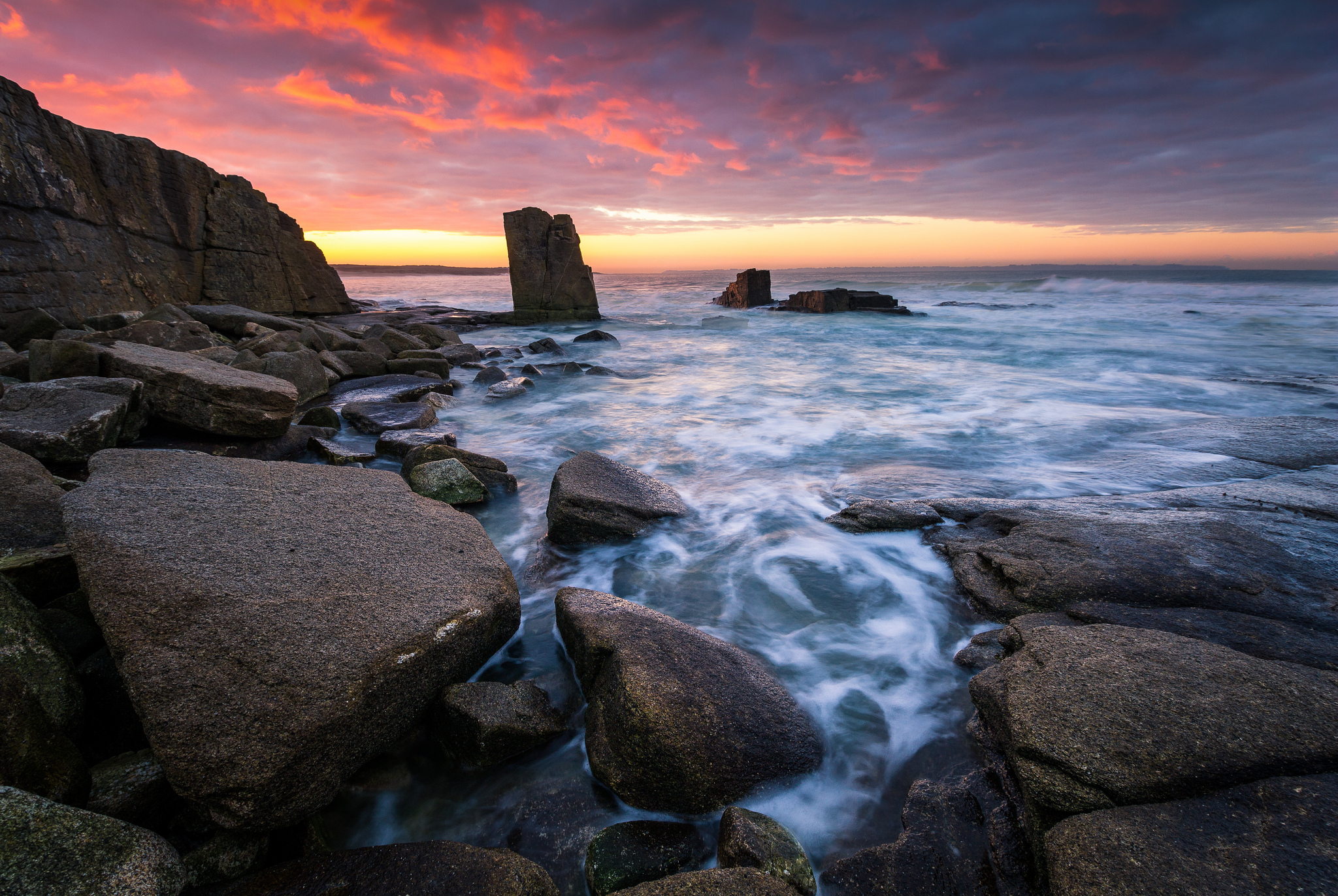 Free photo France sunset photo