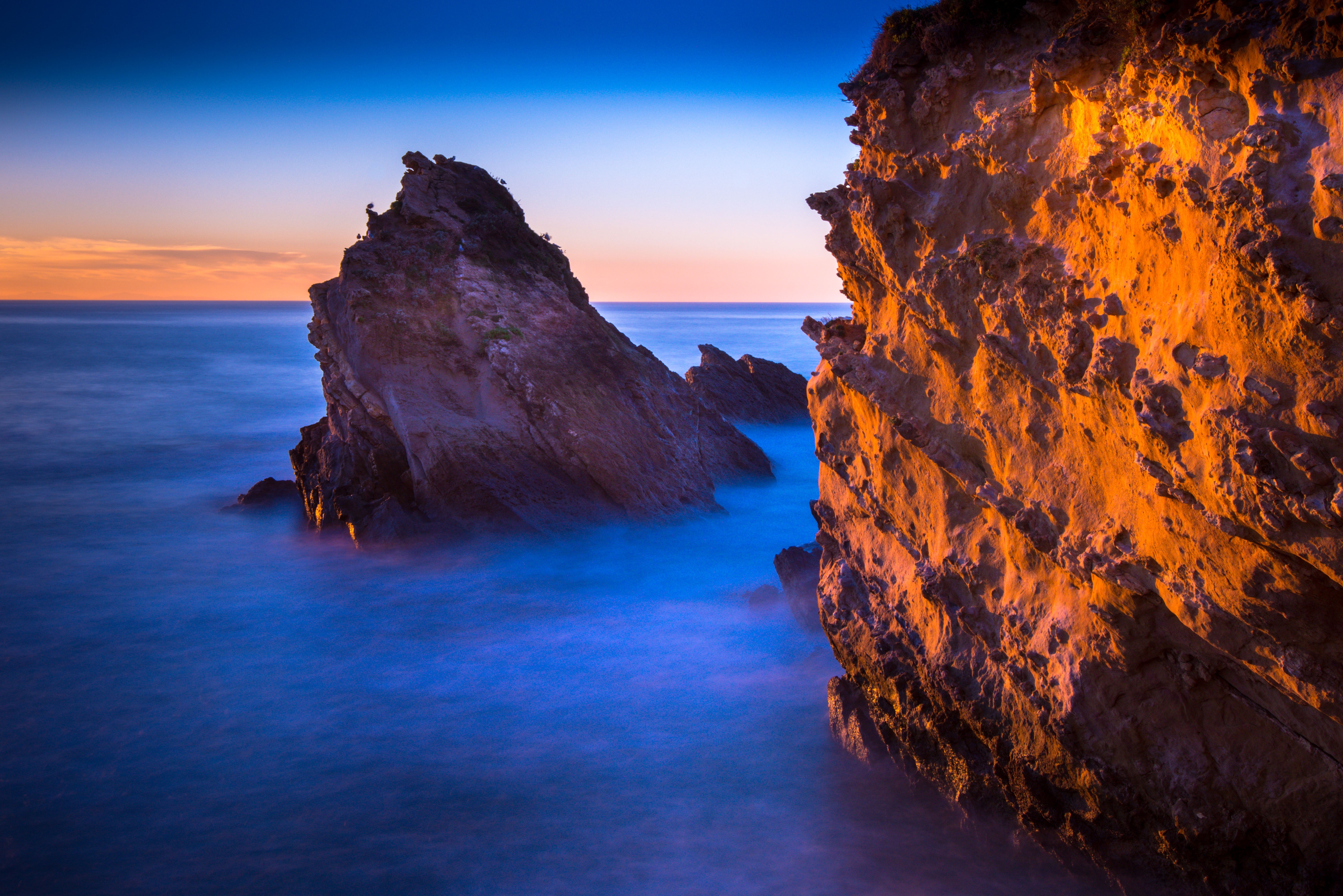 Free photo Morning on the oceanfront