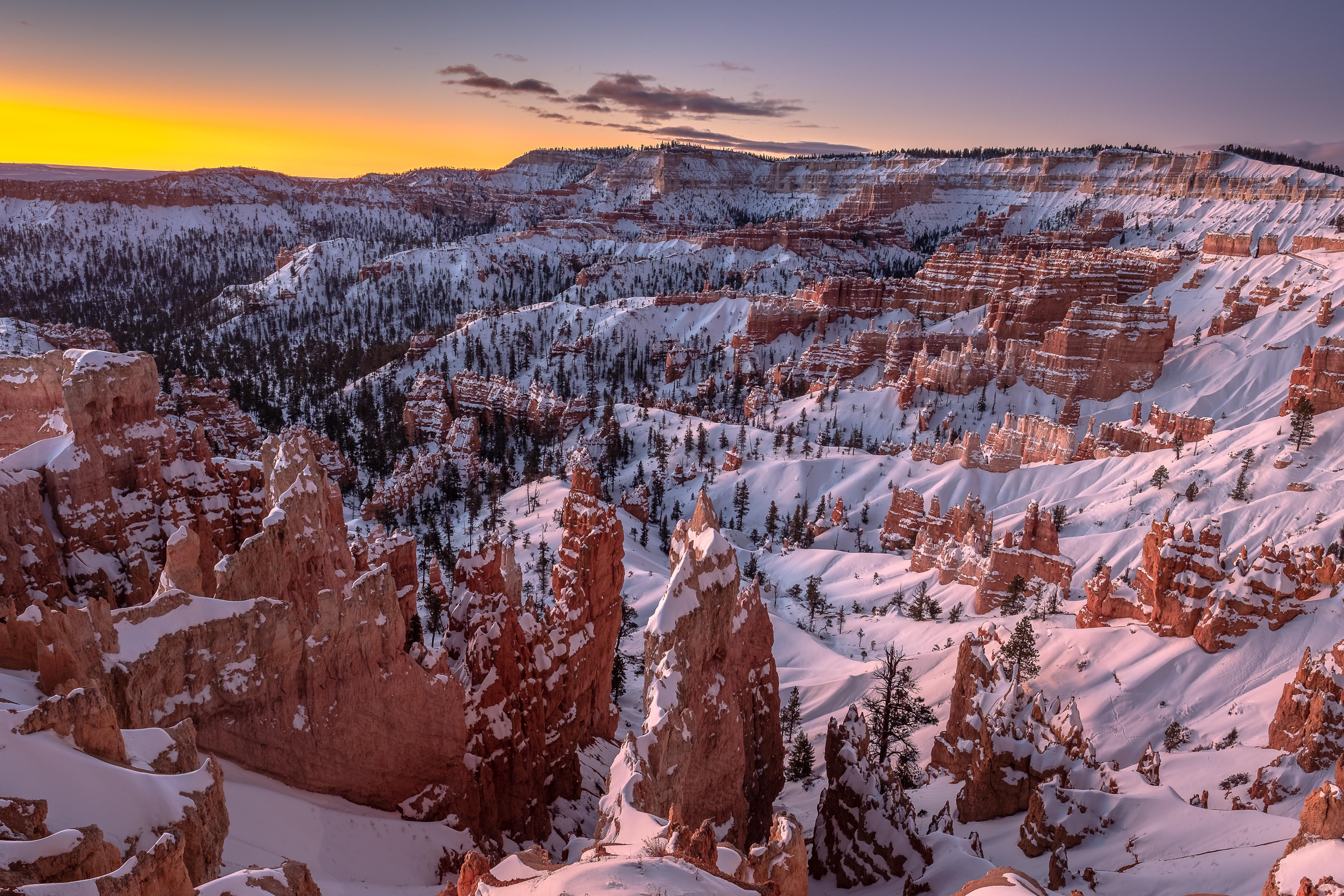 Обои Bryce Canyon National Park Национальный парк Брайс-Каньон Utah на рабочий стол