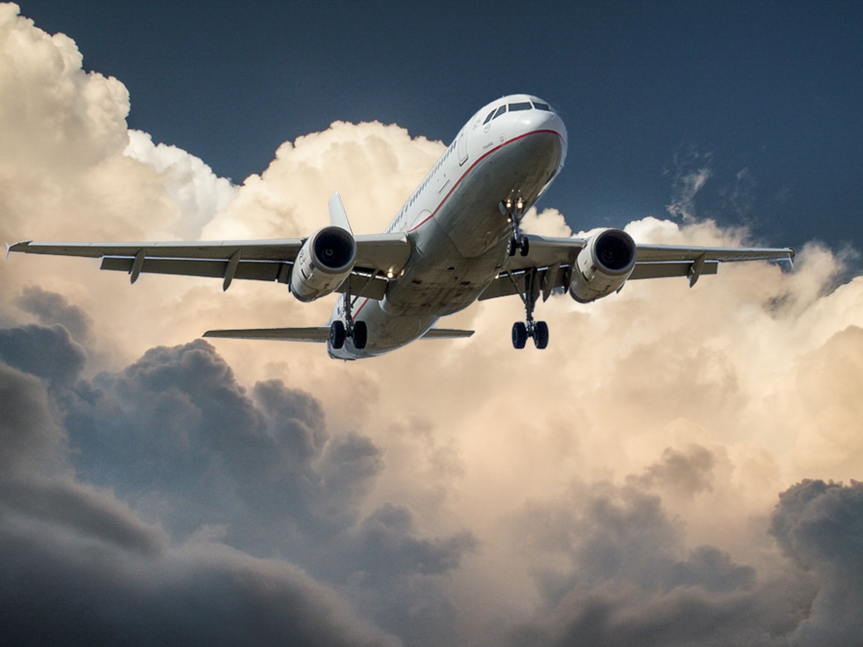 Wallpapers cloud airplane aircraft on the desktop