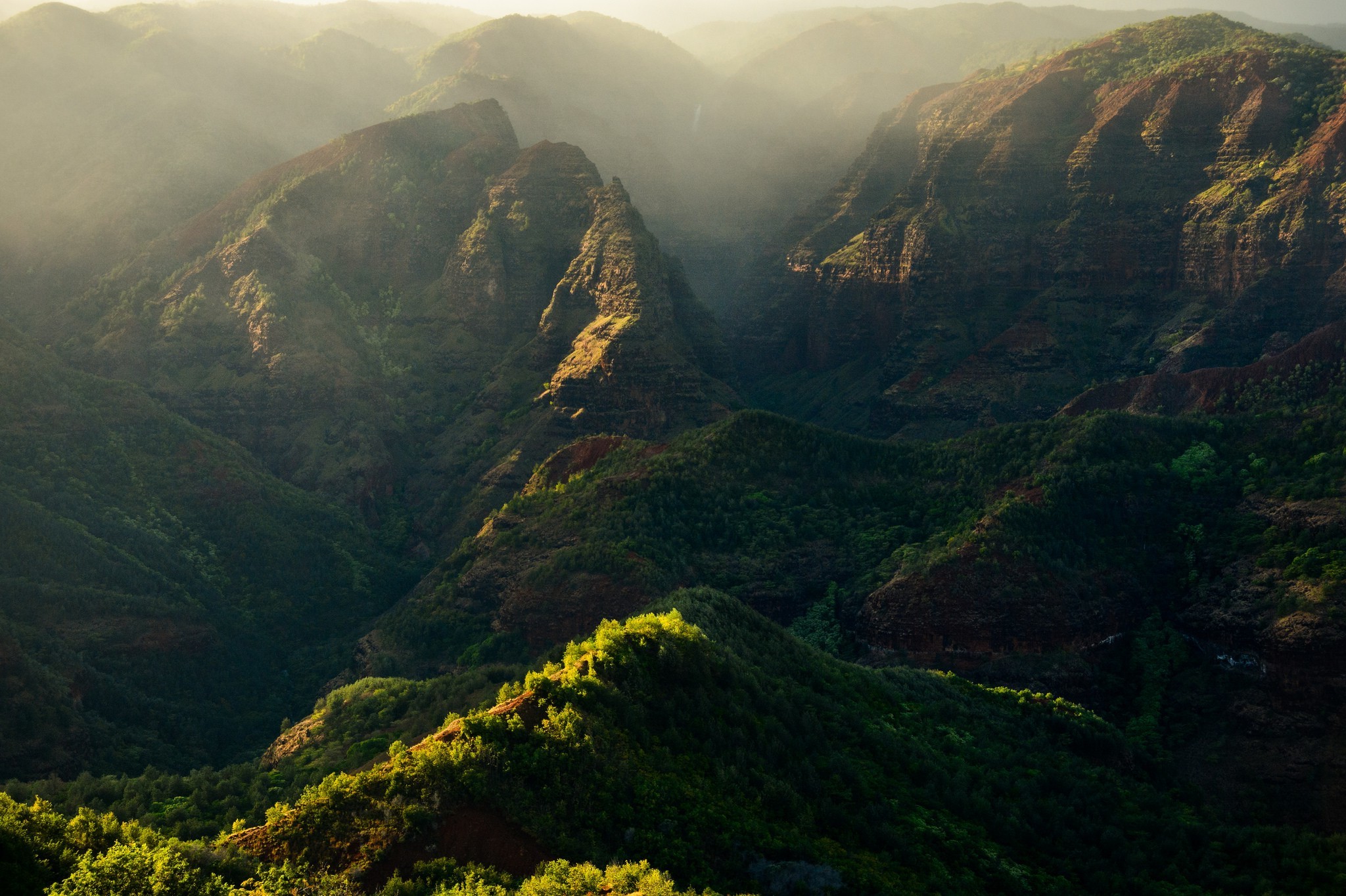 Бесплатное фото Каньон Ваимеа