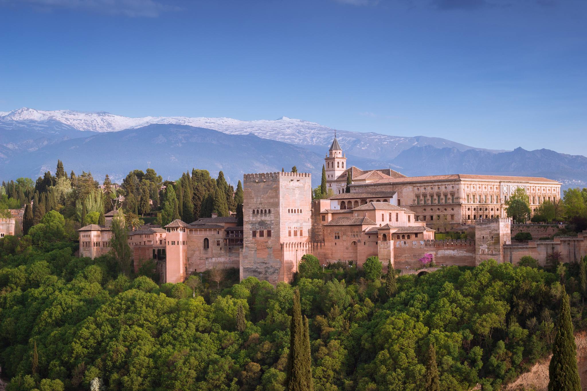 Wallpapers Alhambra Granada Spain on the desktop