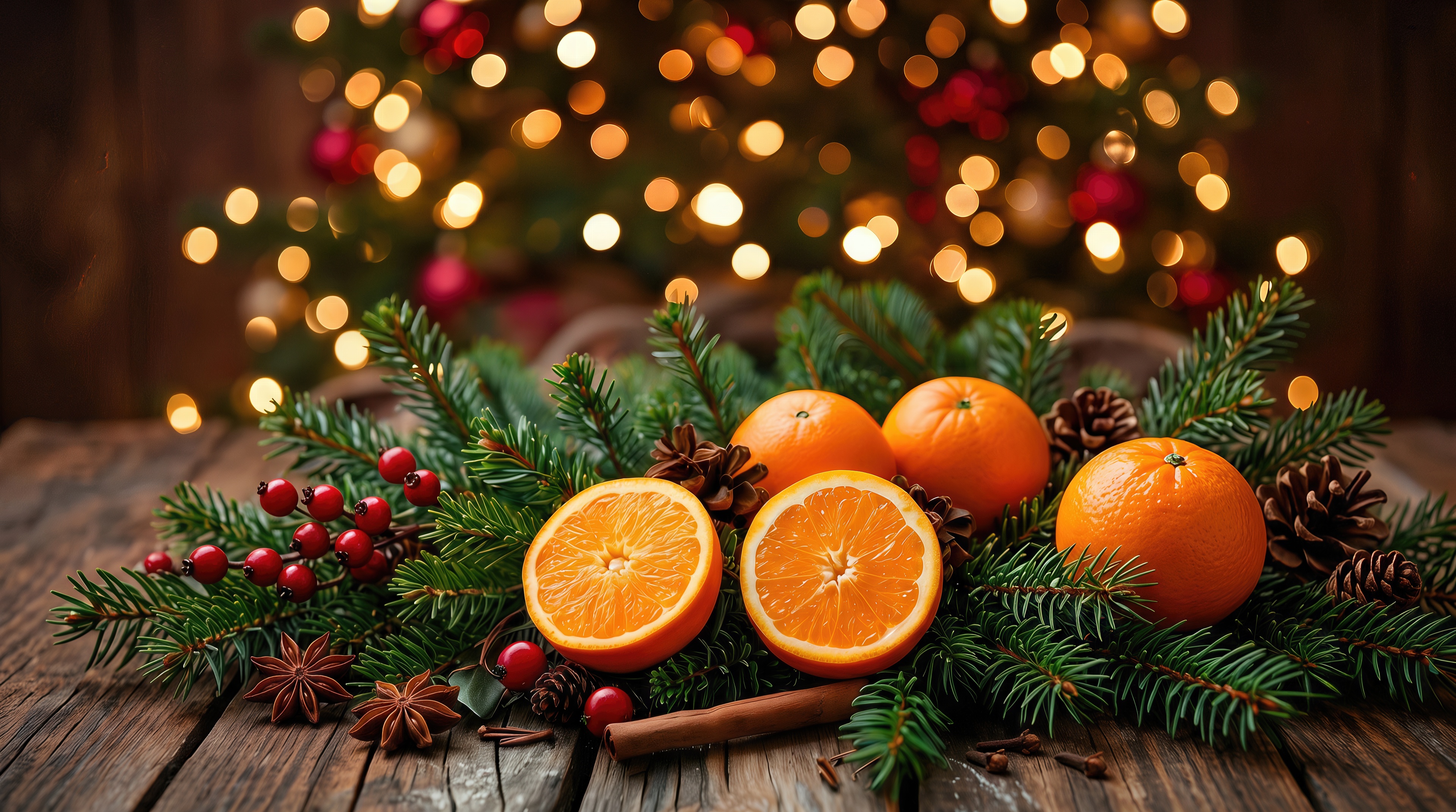 Wallpapers tangerines citrus oranges on the desktop