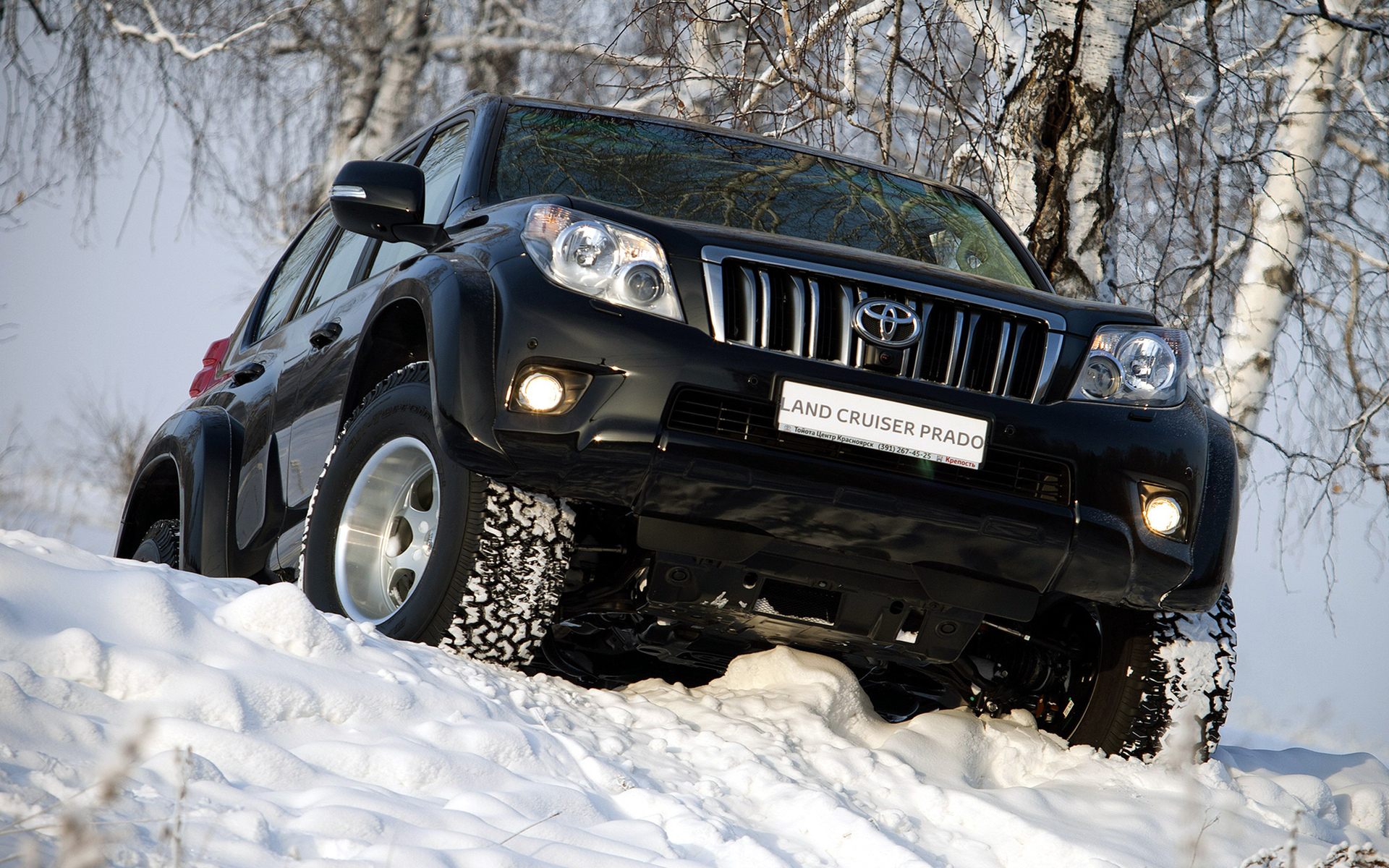 Wallpapers Toyota Land Cruiser Prado on the desktop