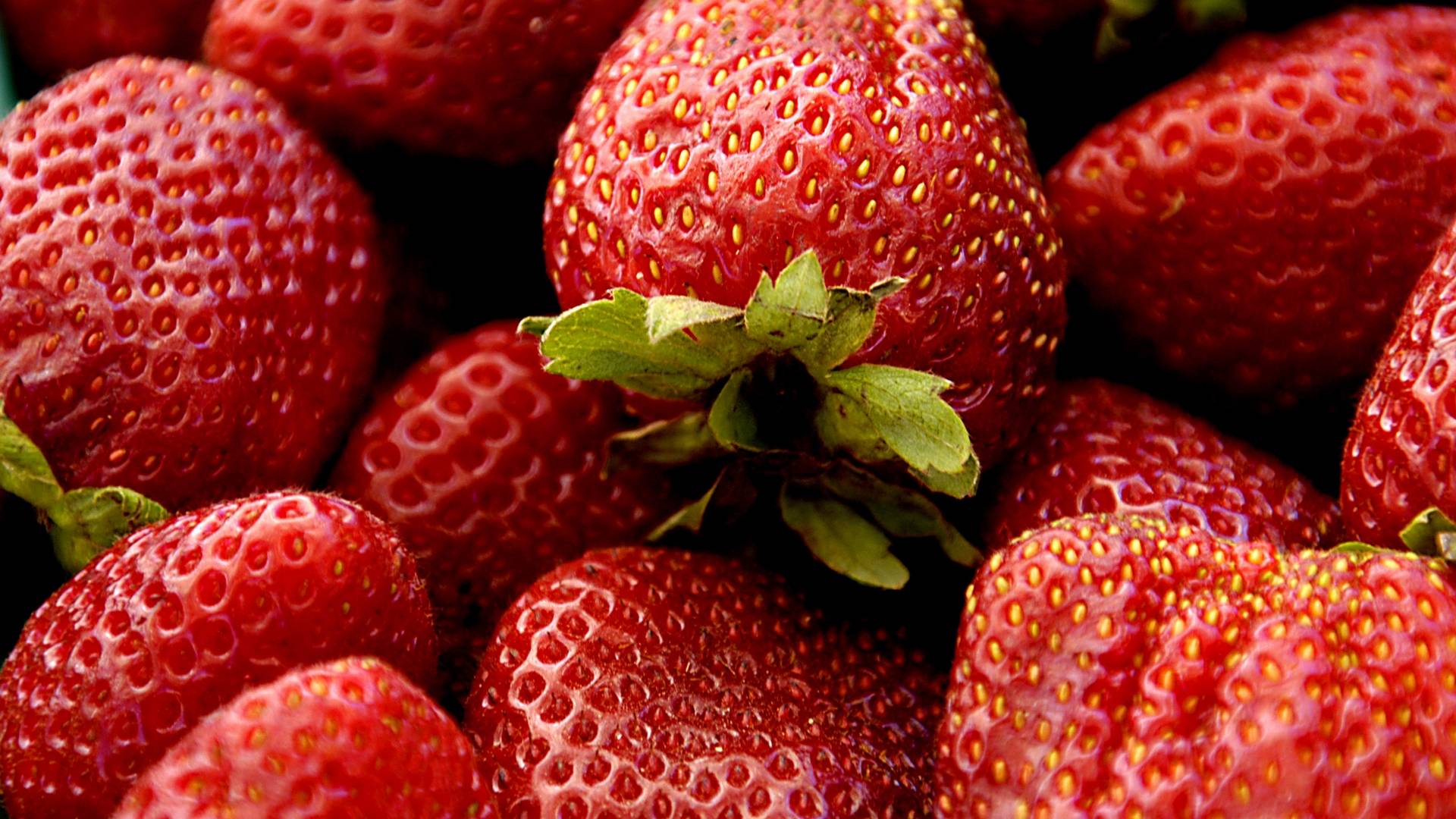 浆果图片，草莓。