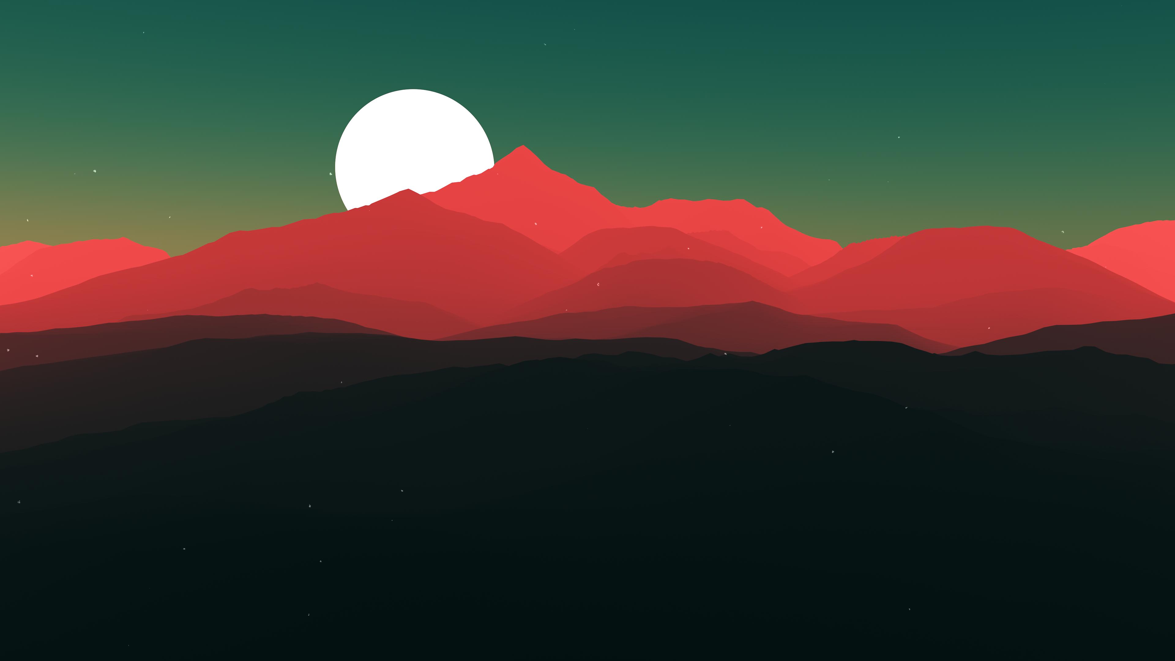 Wallpapers minimalism artist landscape on the desktop