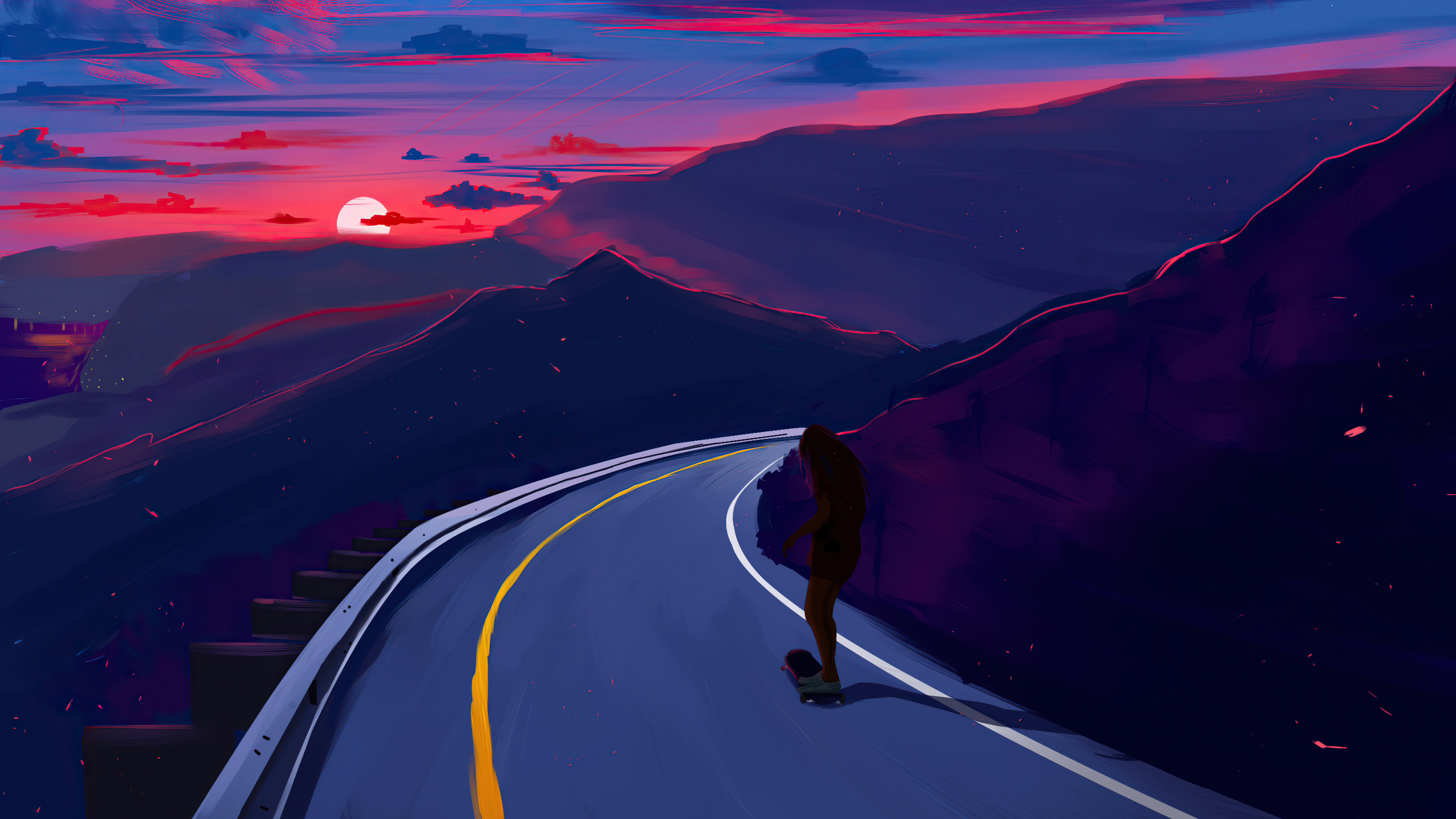 Обои катание художник произведение искусства на рабочий стол