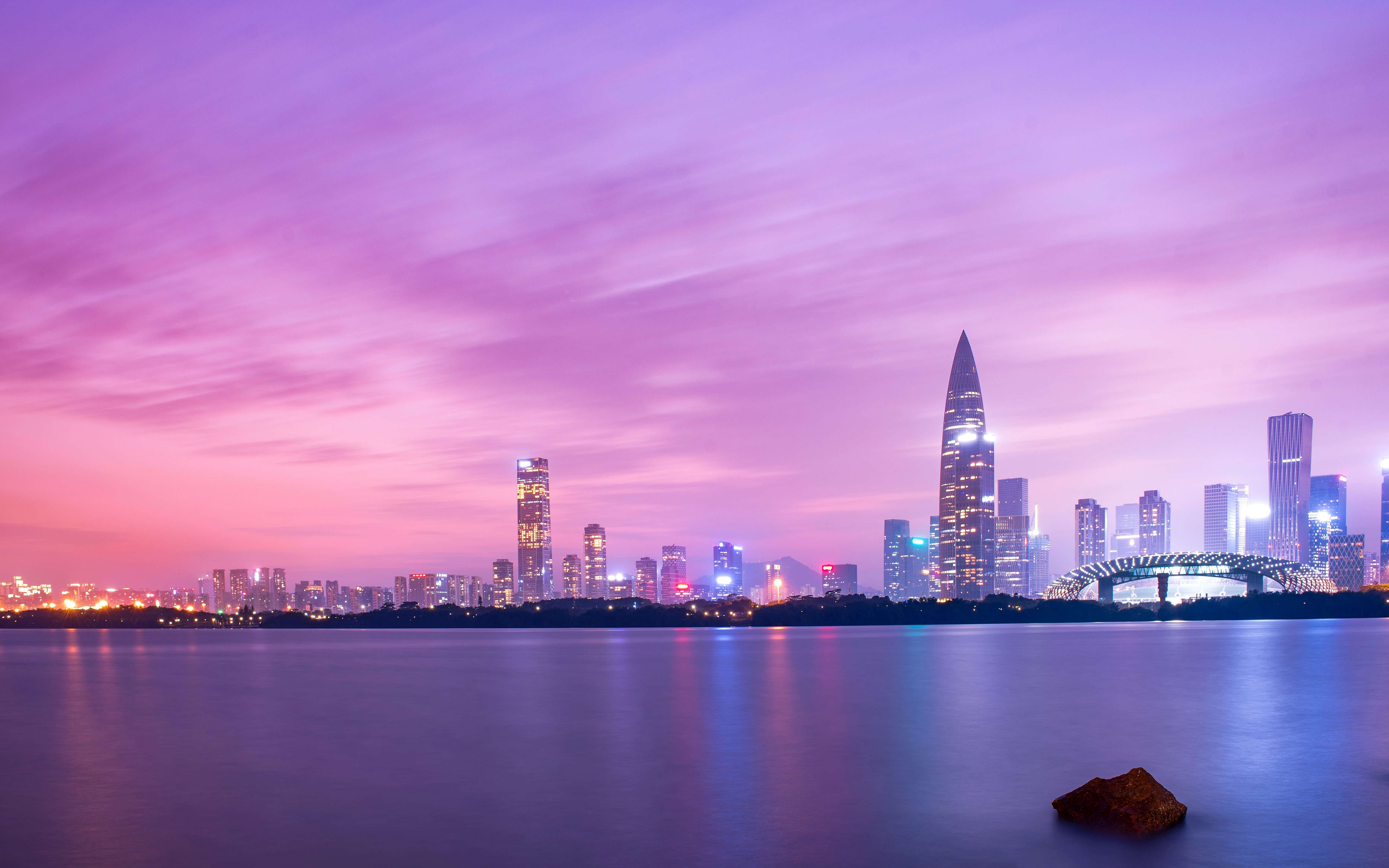 Wallpapers horizon China purple sky on the desktop