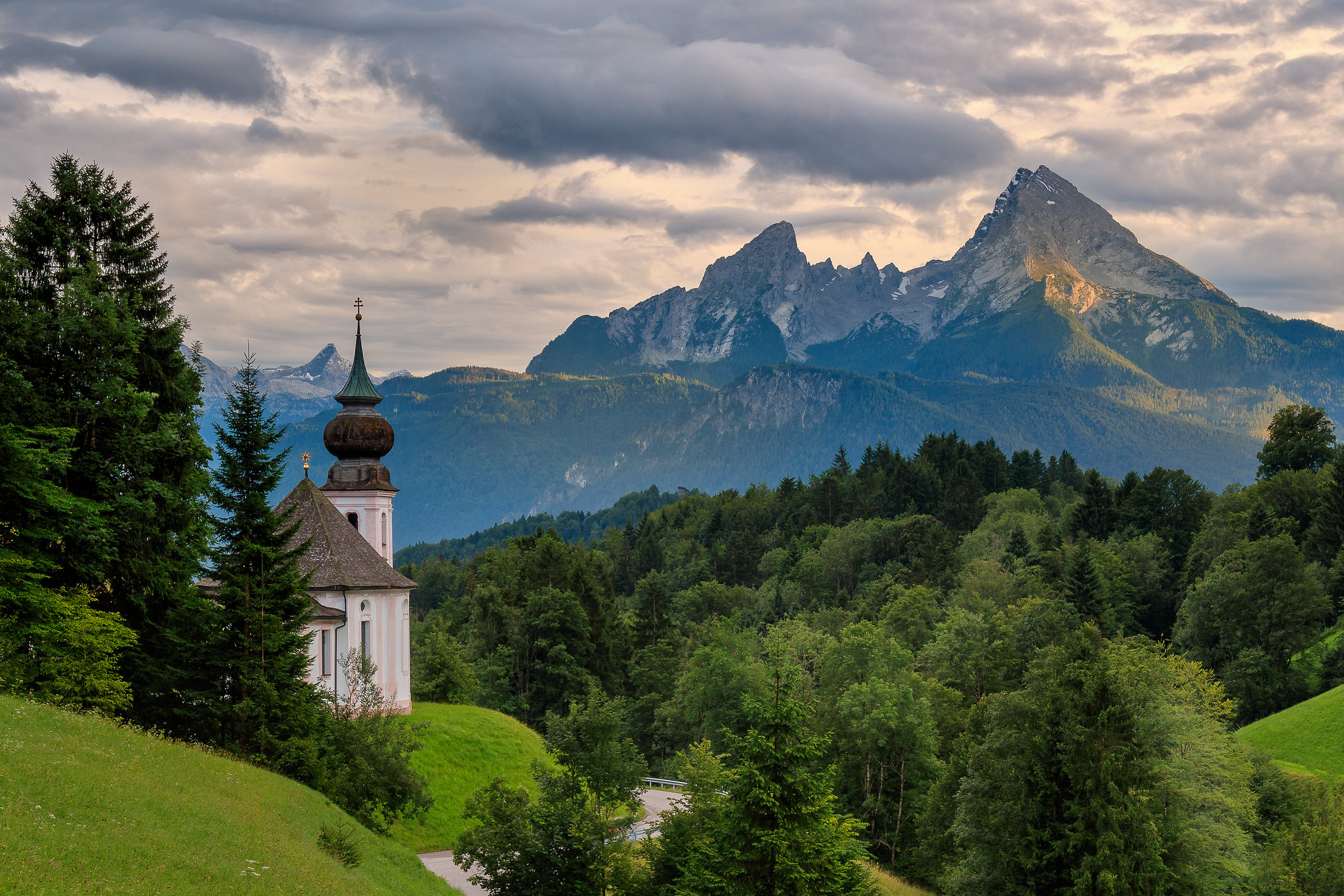 Wallpapers Bavaria the pilgrimage Church of Maria Gern Germany on the desktop