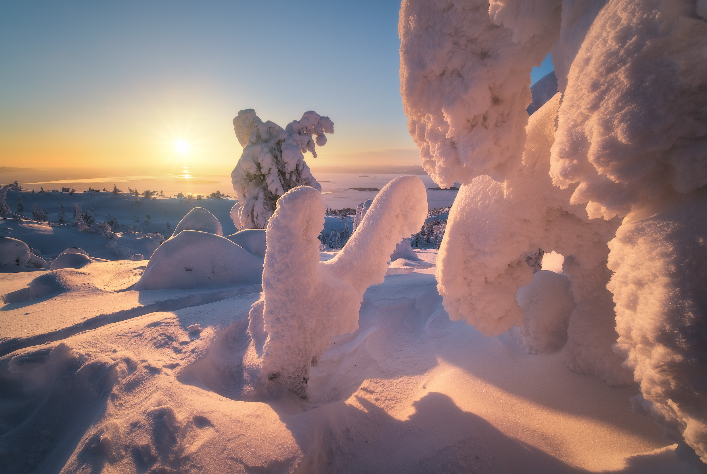 免费照片极地雪雕