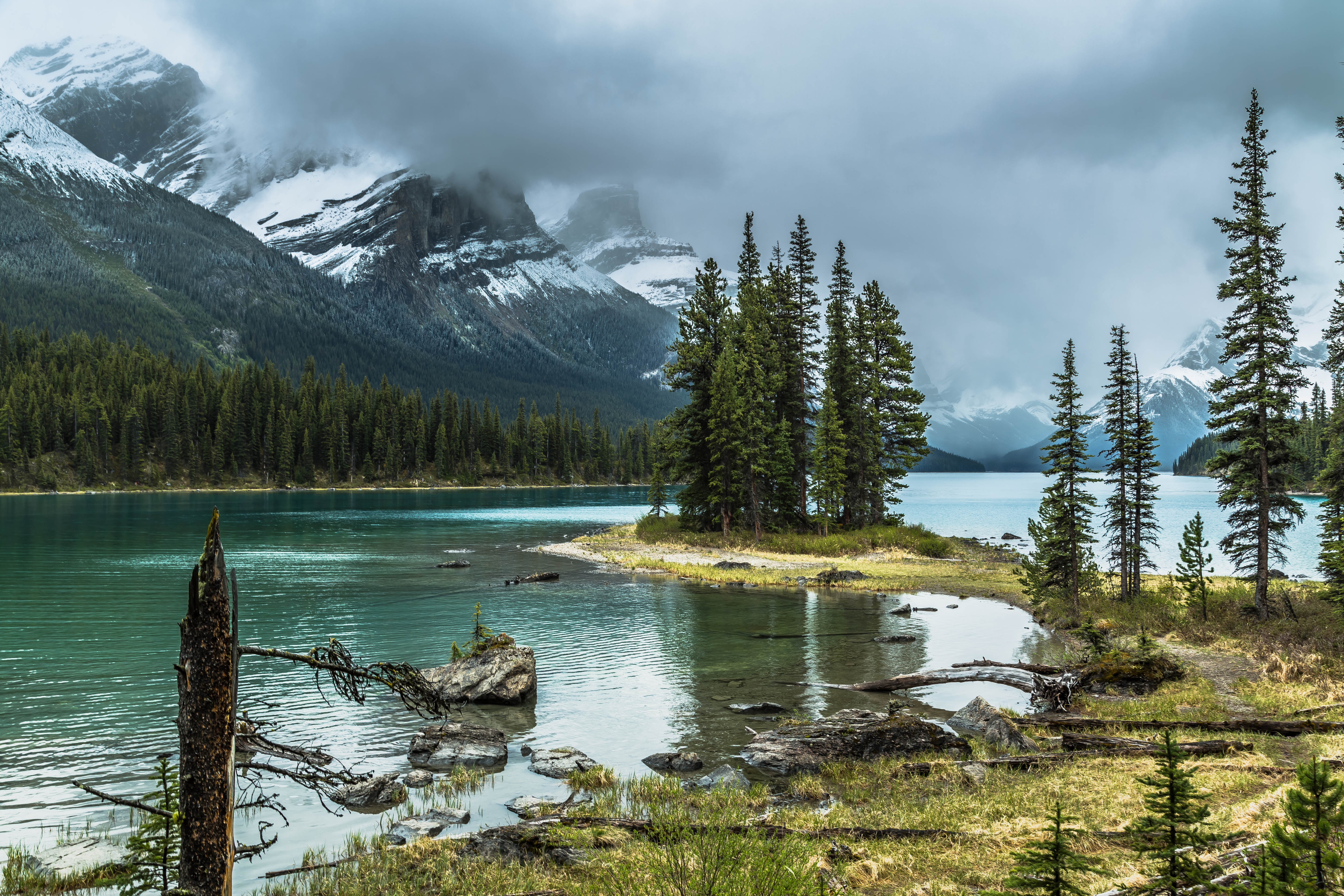 Wallpapers mountains Jasper National Park Alberta on the desktop