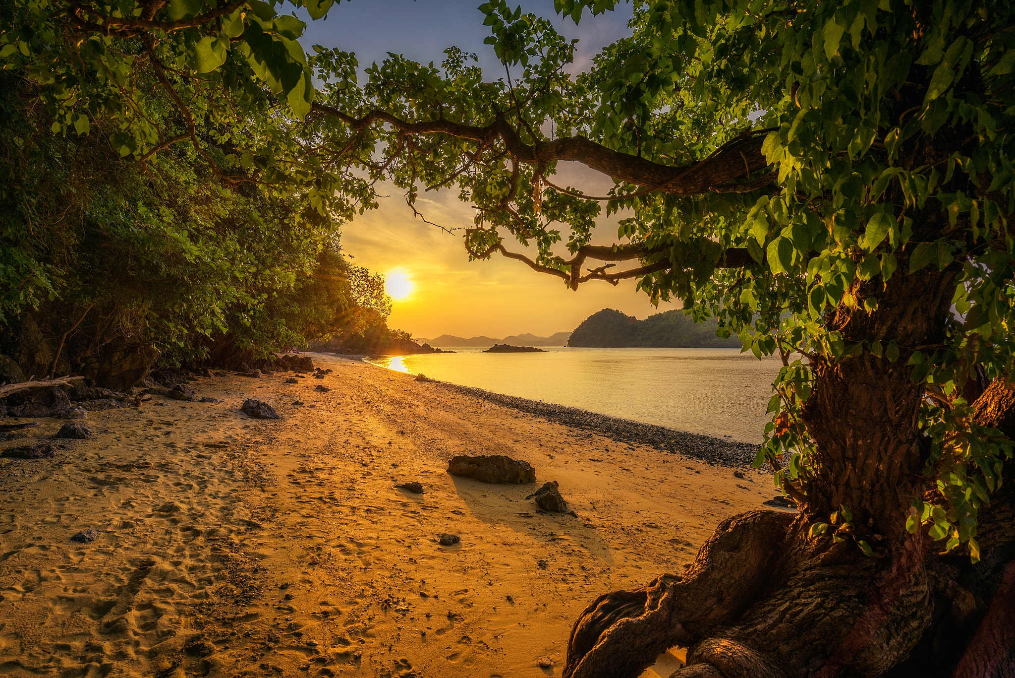 Wallpapers Krabi province Thailand sunset on the desktop