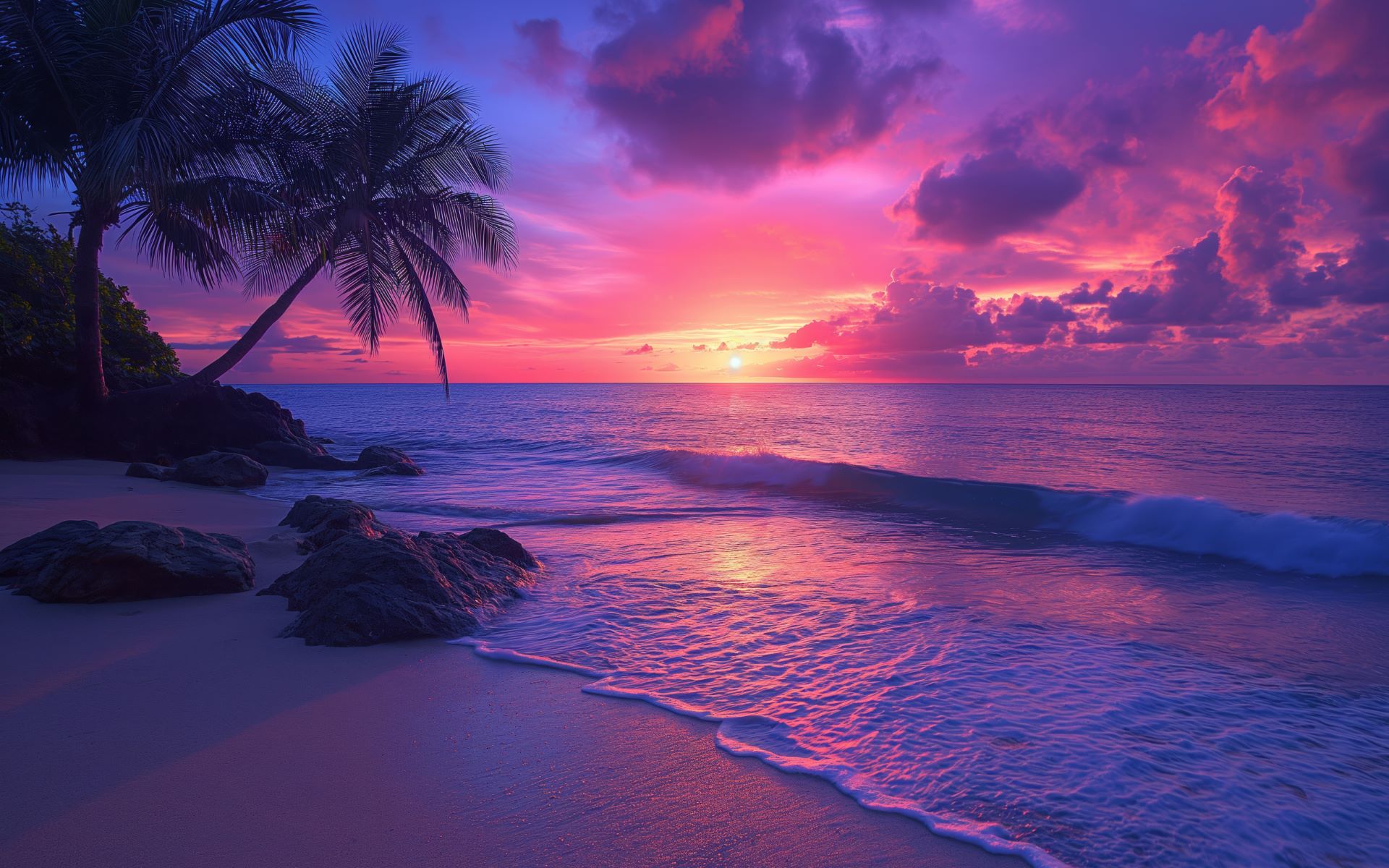 Free photo Landscape. Tropical beach.