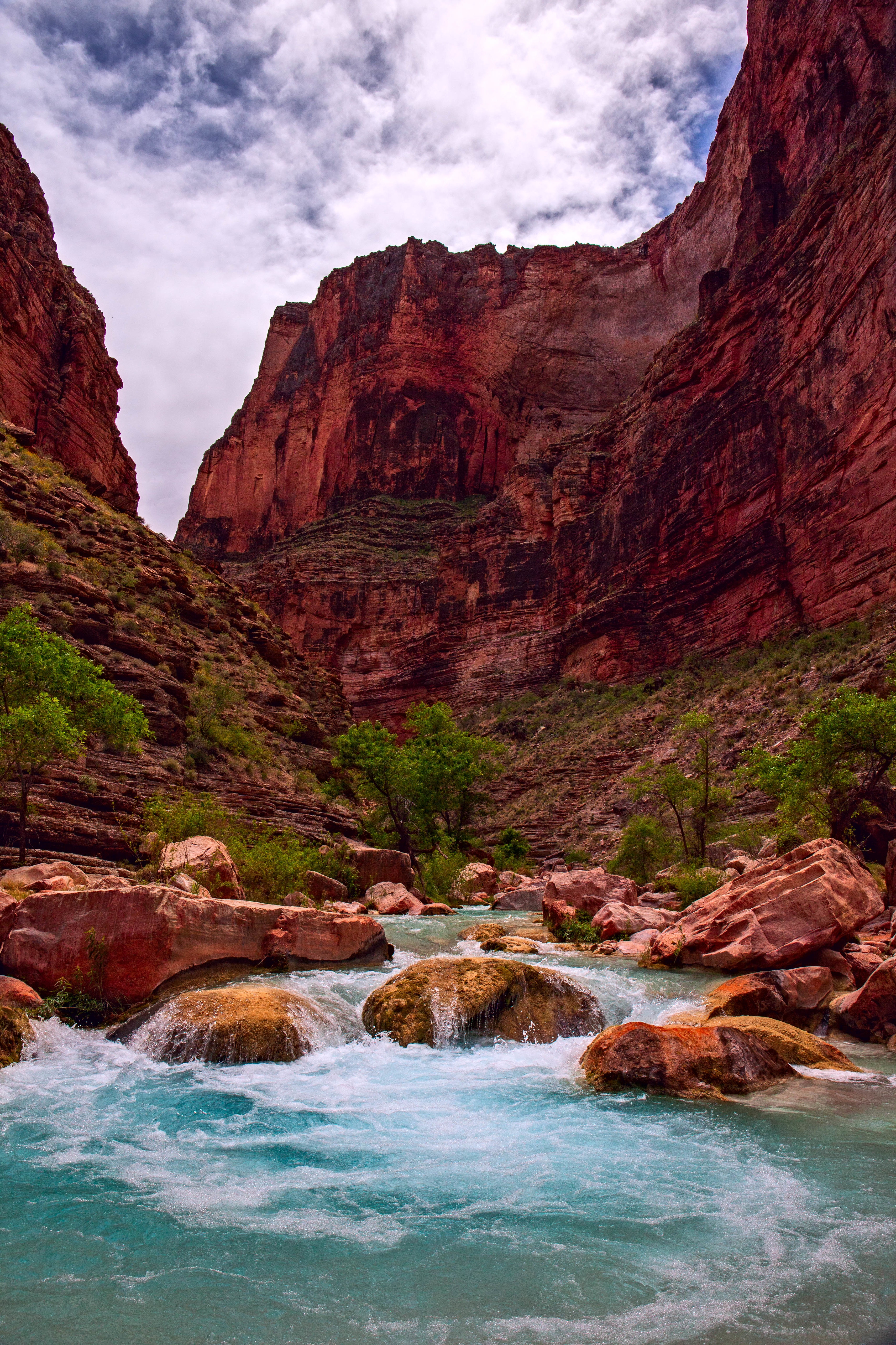 Обои поток вода пейзажи на рабочий стол