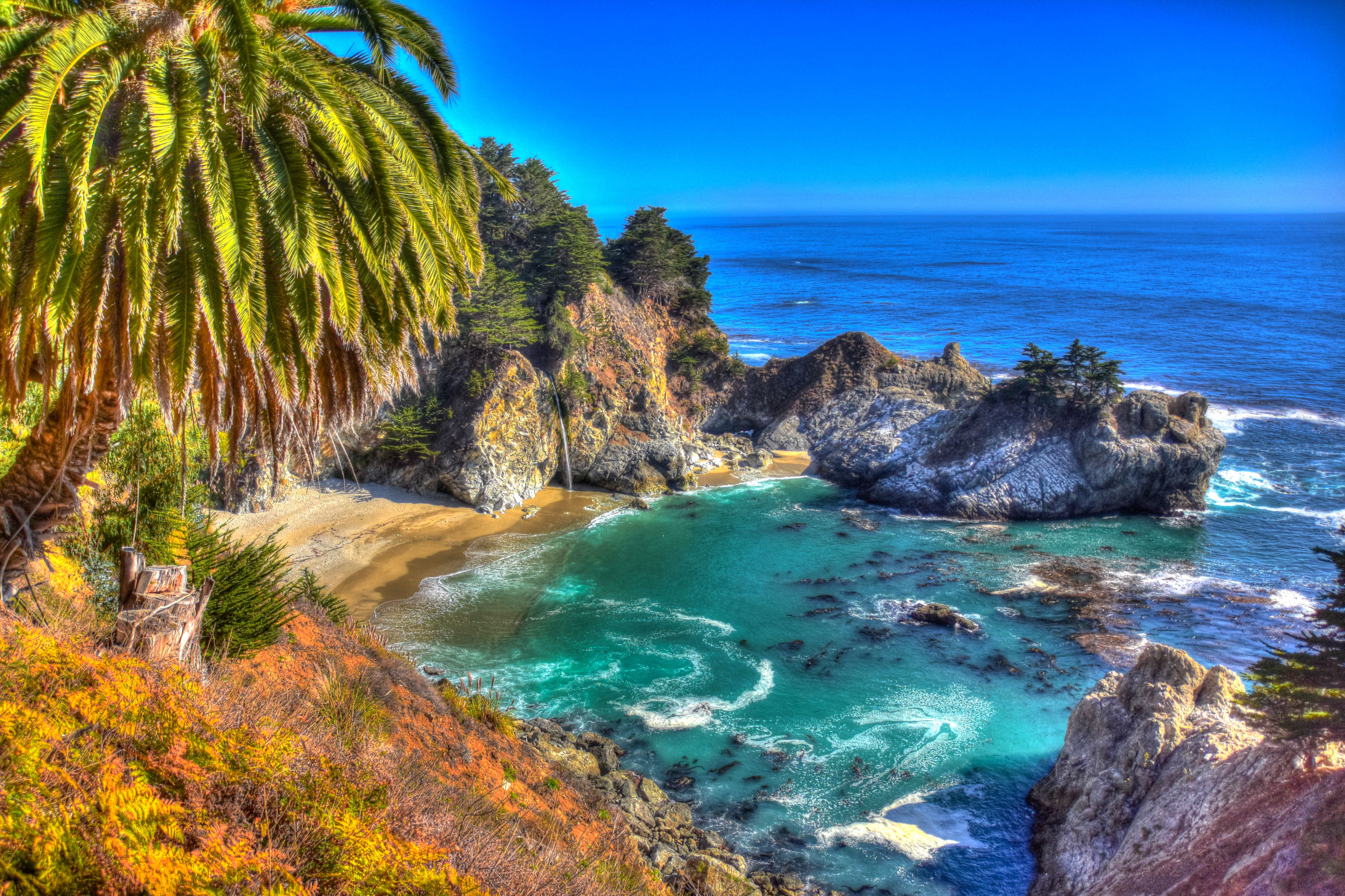 Wallpapers beach sea California on the desktop