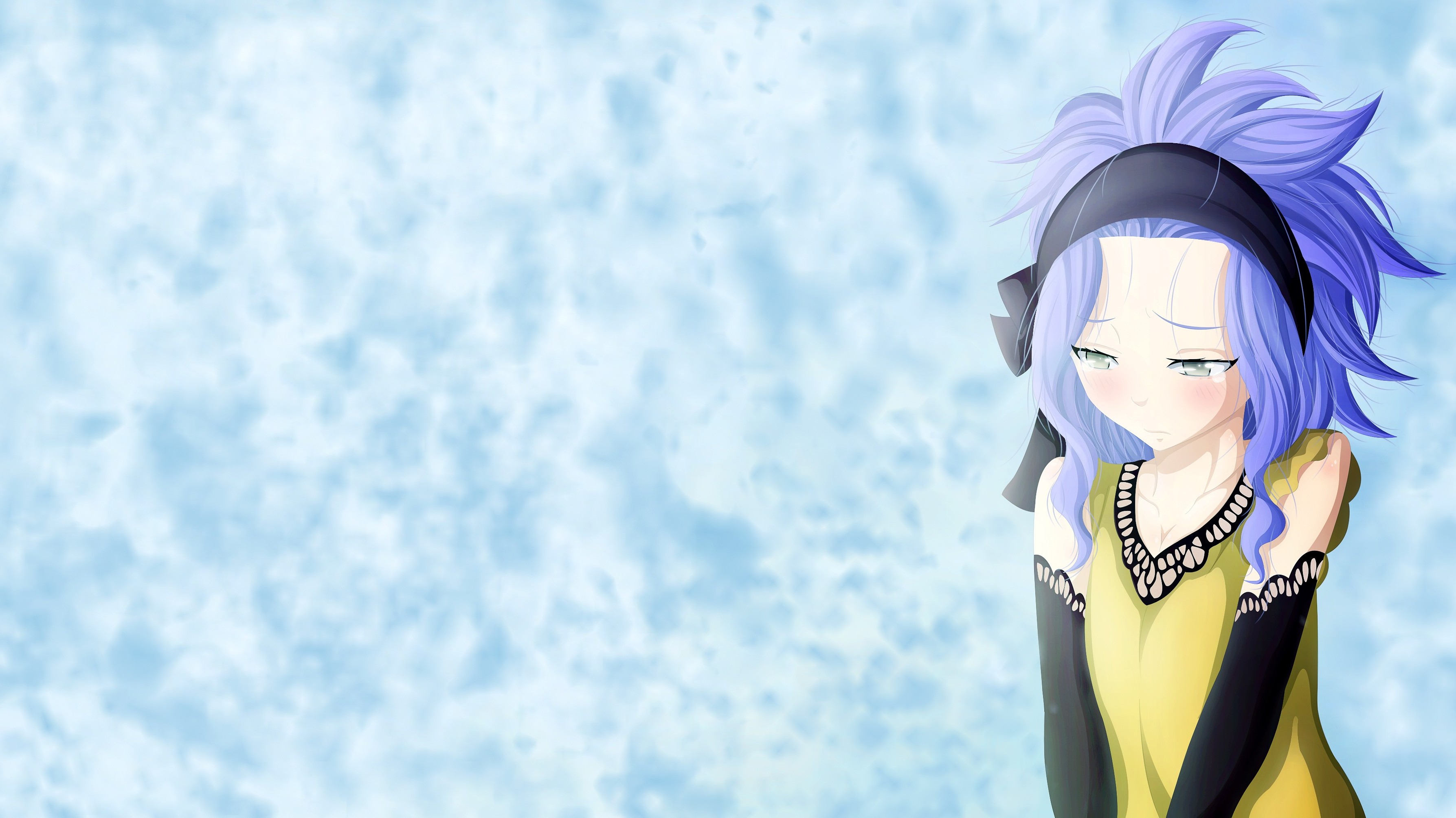 Wallpapers an anime anime girls blue on the desktop