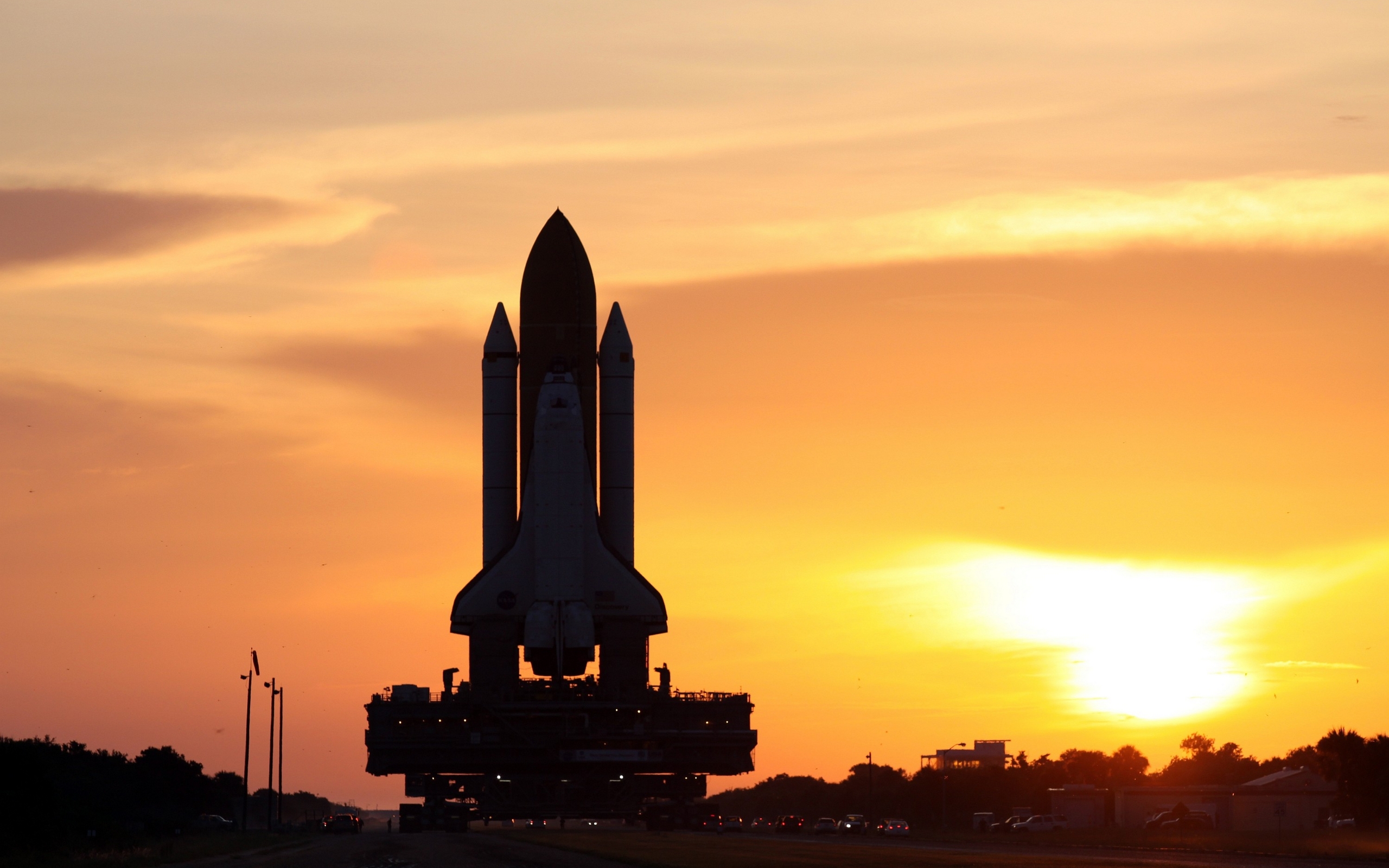 Wallpapers space station rocket launch on the desktop