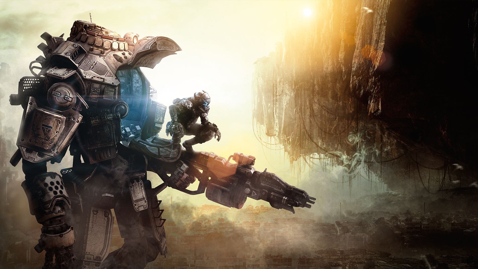 Обои робот солдат Titanfall на рабочий стол