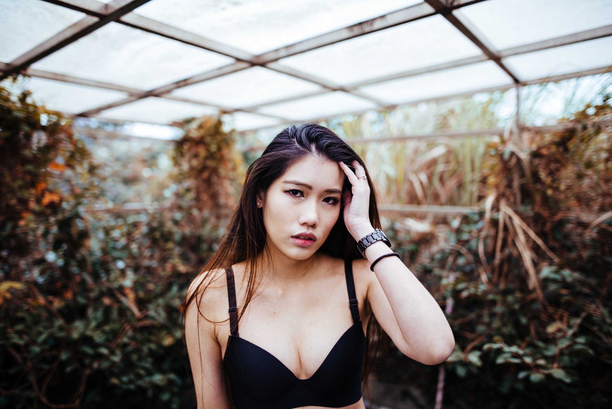 Wallpapers women model portrait on the desktop