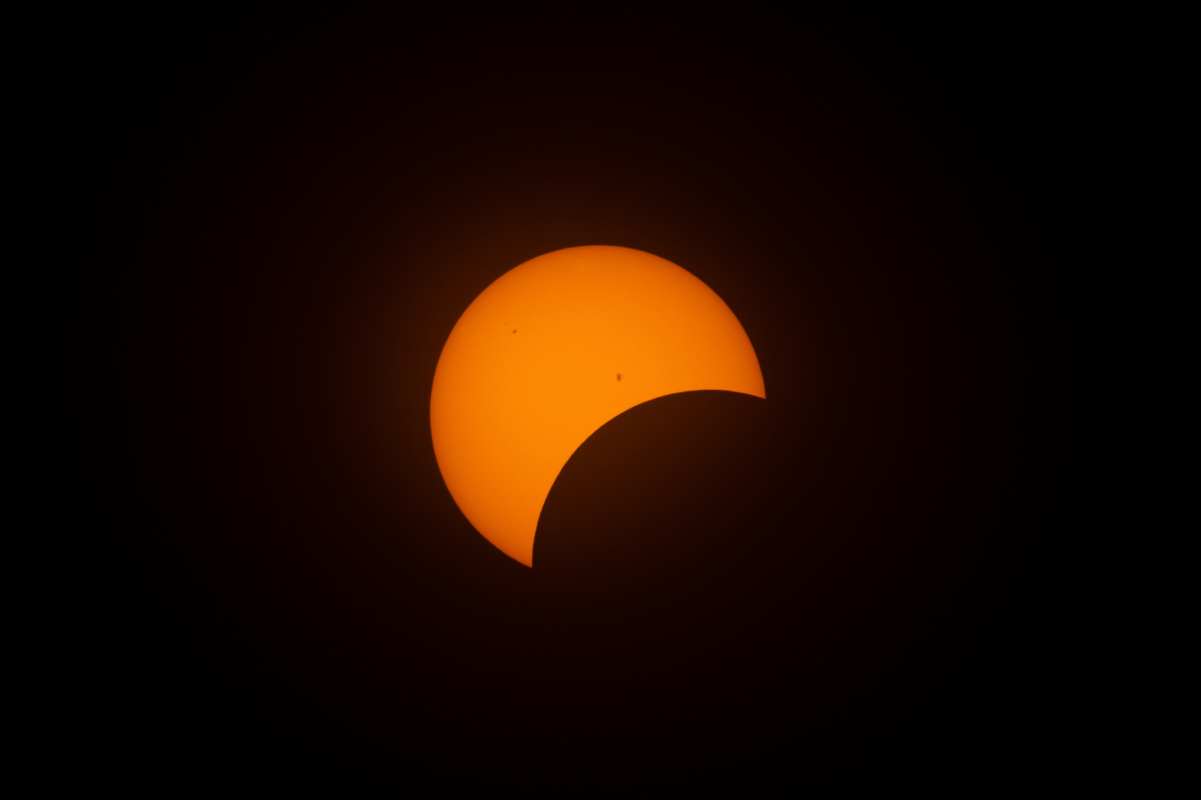 Wallpapers solar eclipse the sun on the desktop
