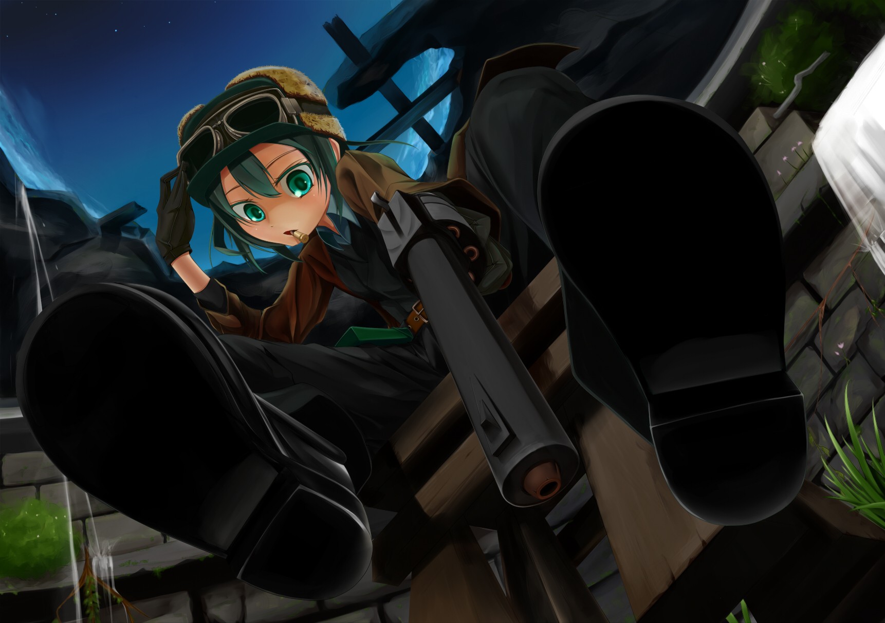 Обои аниме комиксы Kino no Tabi на рабочий стол