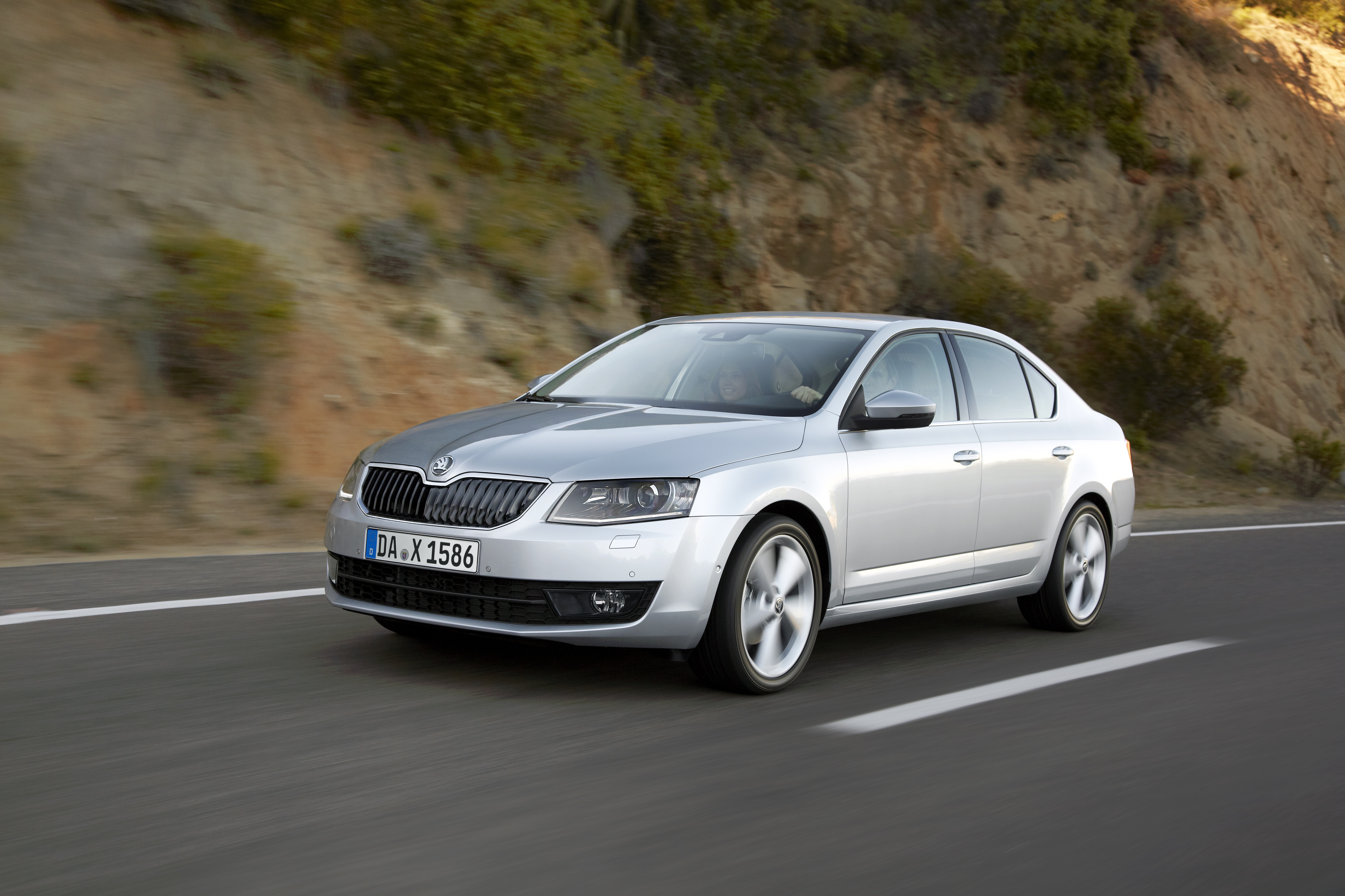 Wallpapers wallpaper skoda octavia sedan cars silver car on the desktop