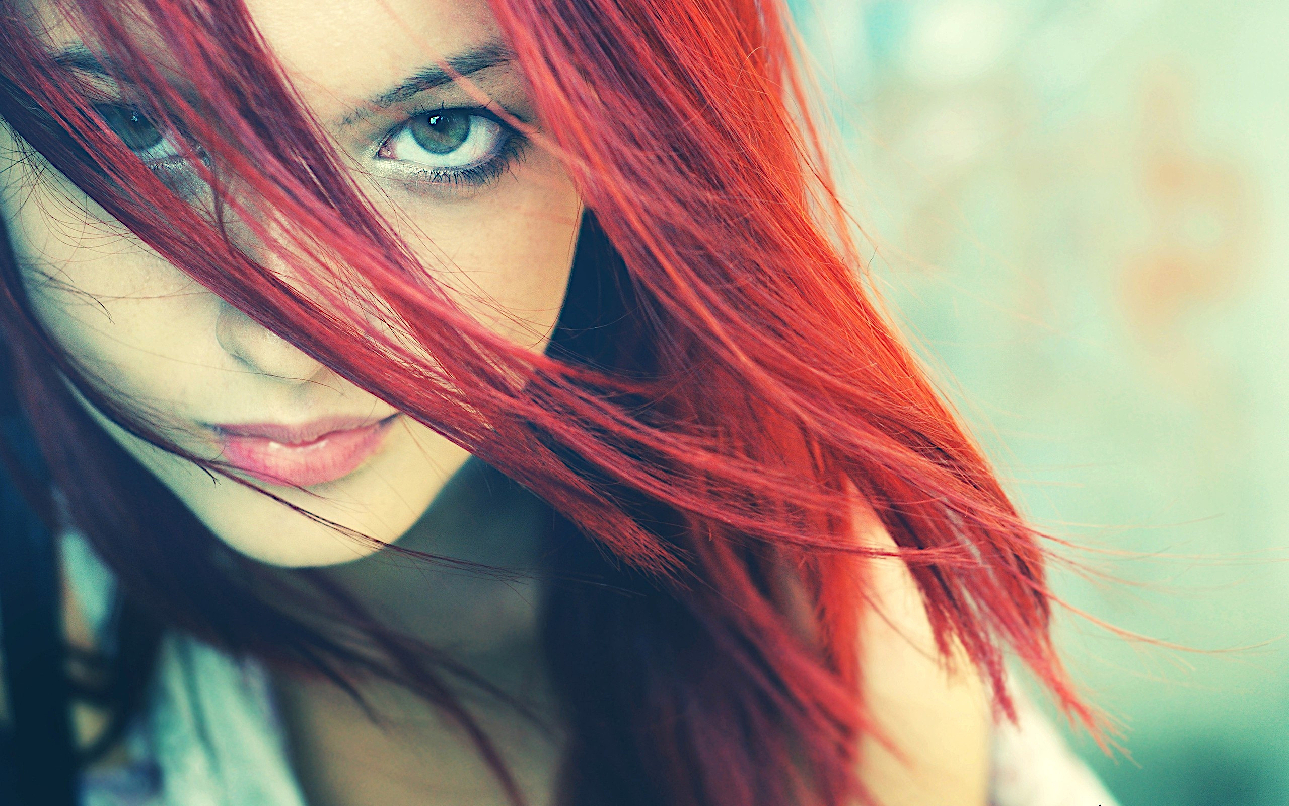 红发女孩肖像
