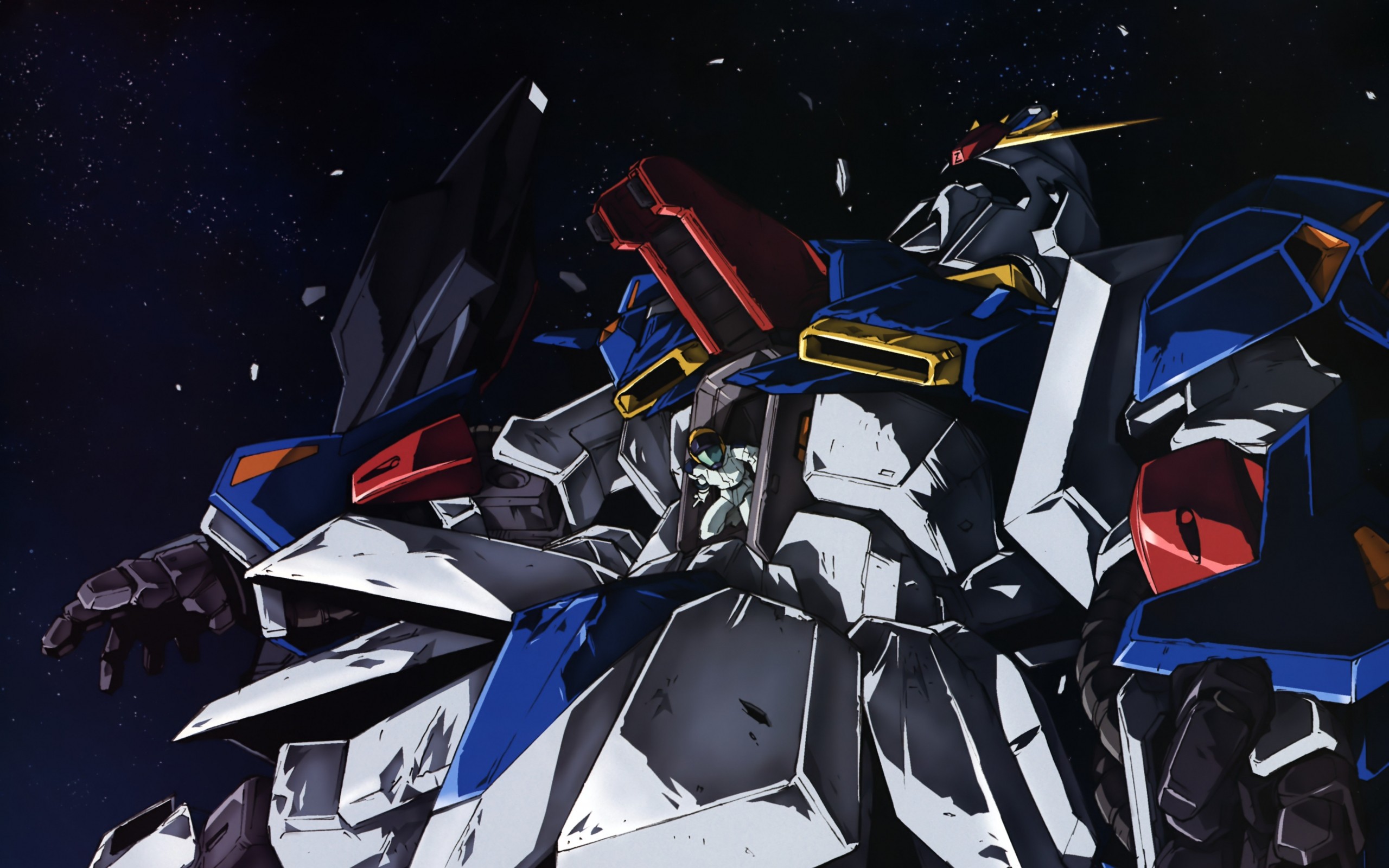 Wallpapers anime robot space on the desktop