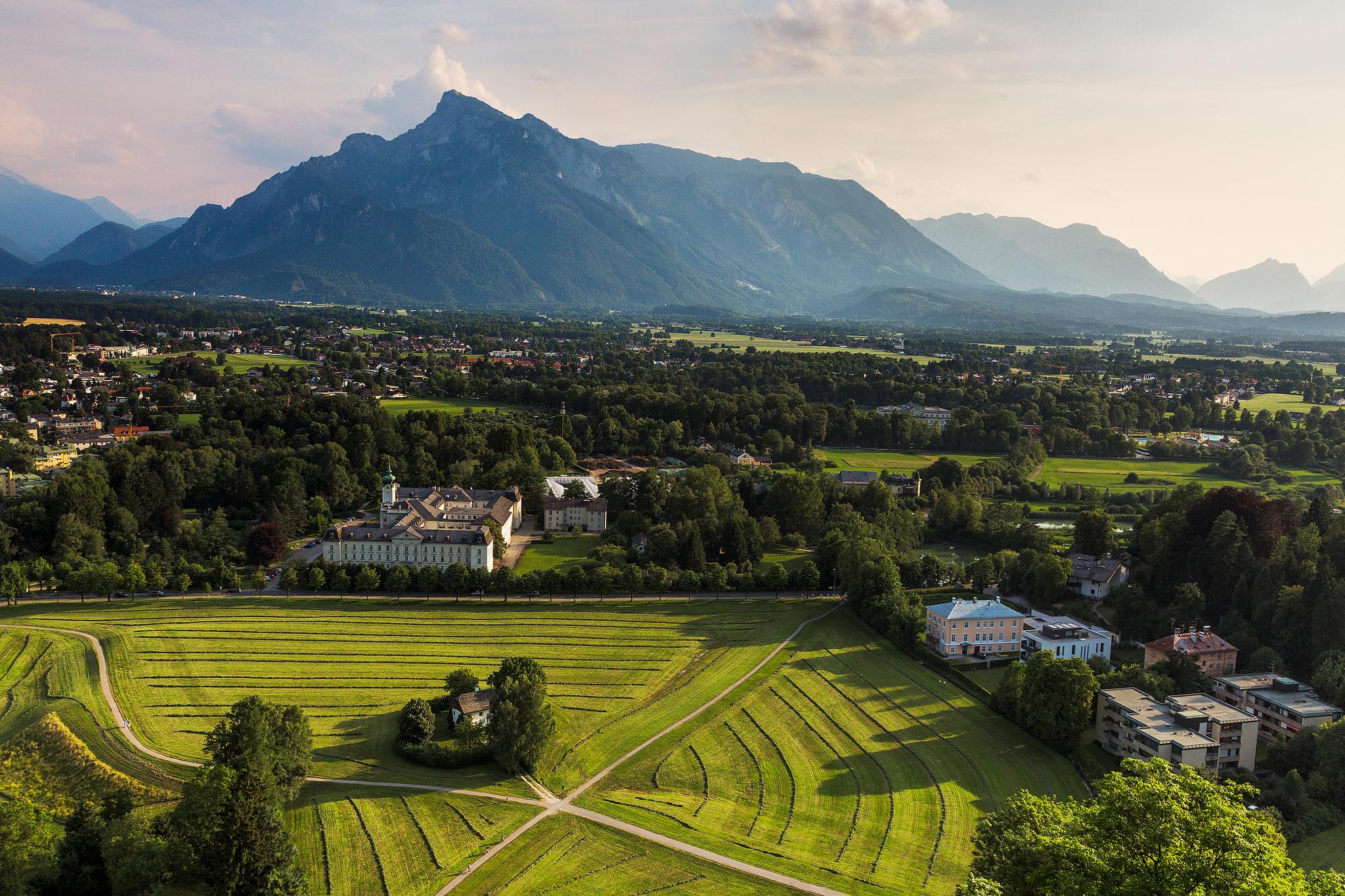 Wallpapers The view of the Austrian Alps Salzburg landscapes on the desktop