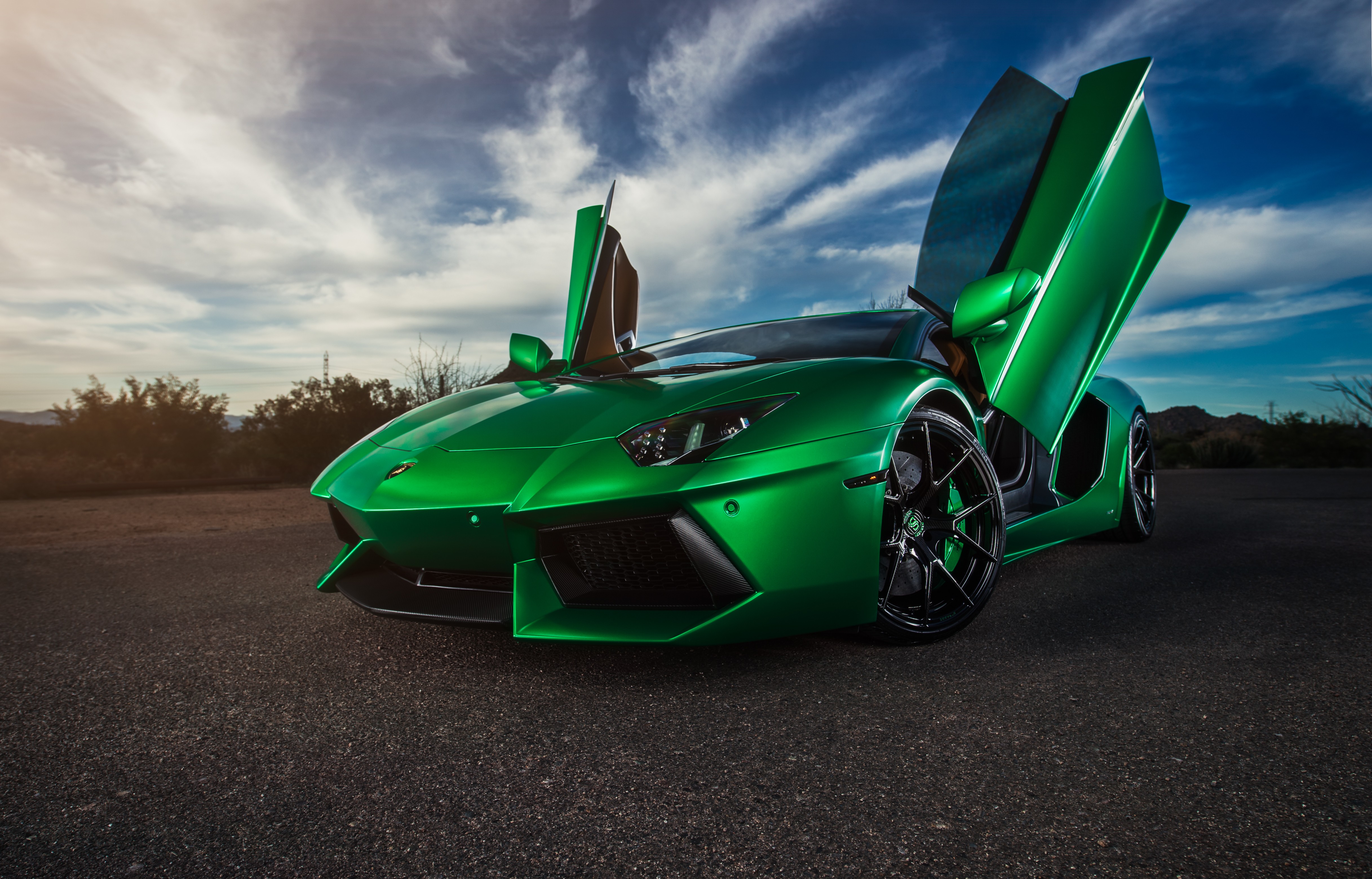 Wallpapers car Lamborghini Lamborghini Aventador on the desktop