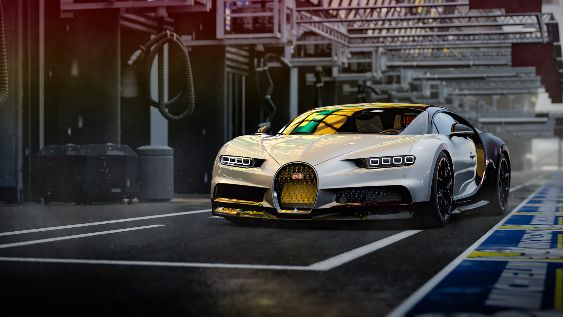 Free photo The 2018 Bugatti Chiron