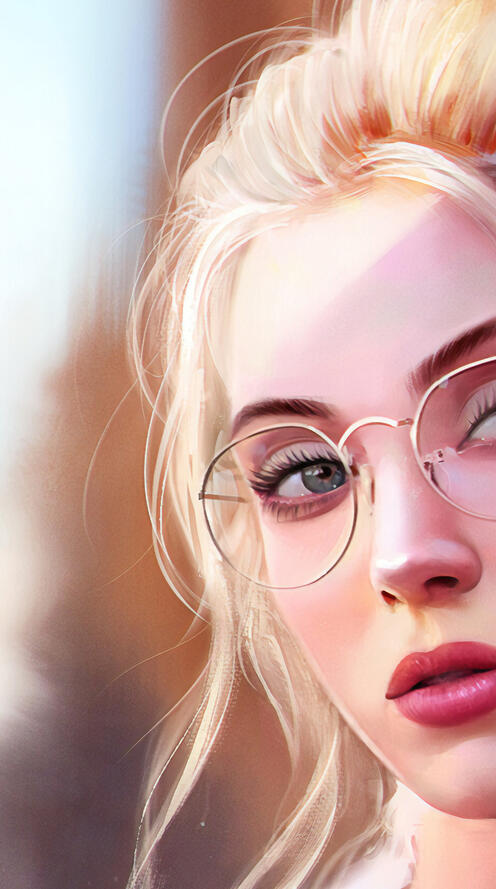 Обои девушки портрет художник на рабочий стол