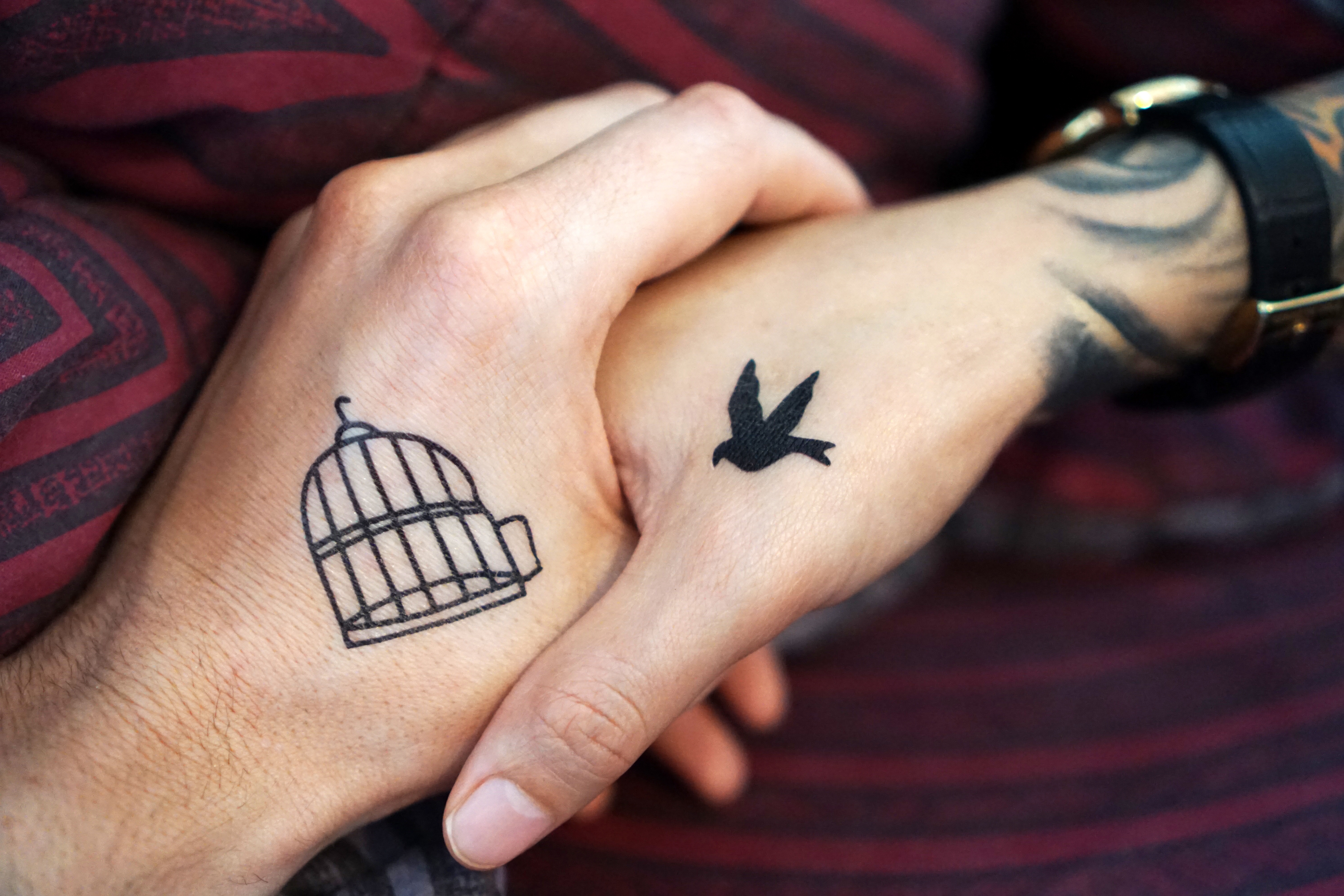 Бесплатное фото Любовь и татуировки
