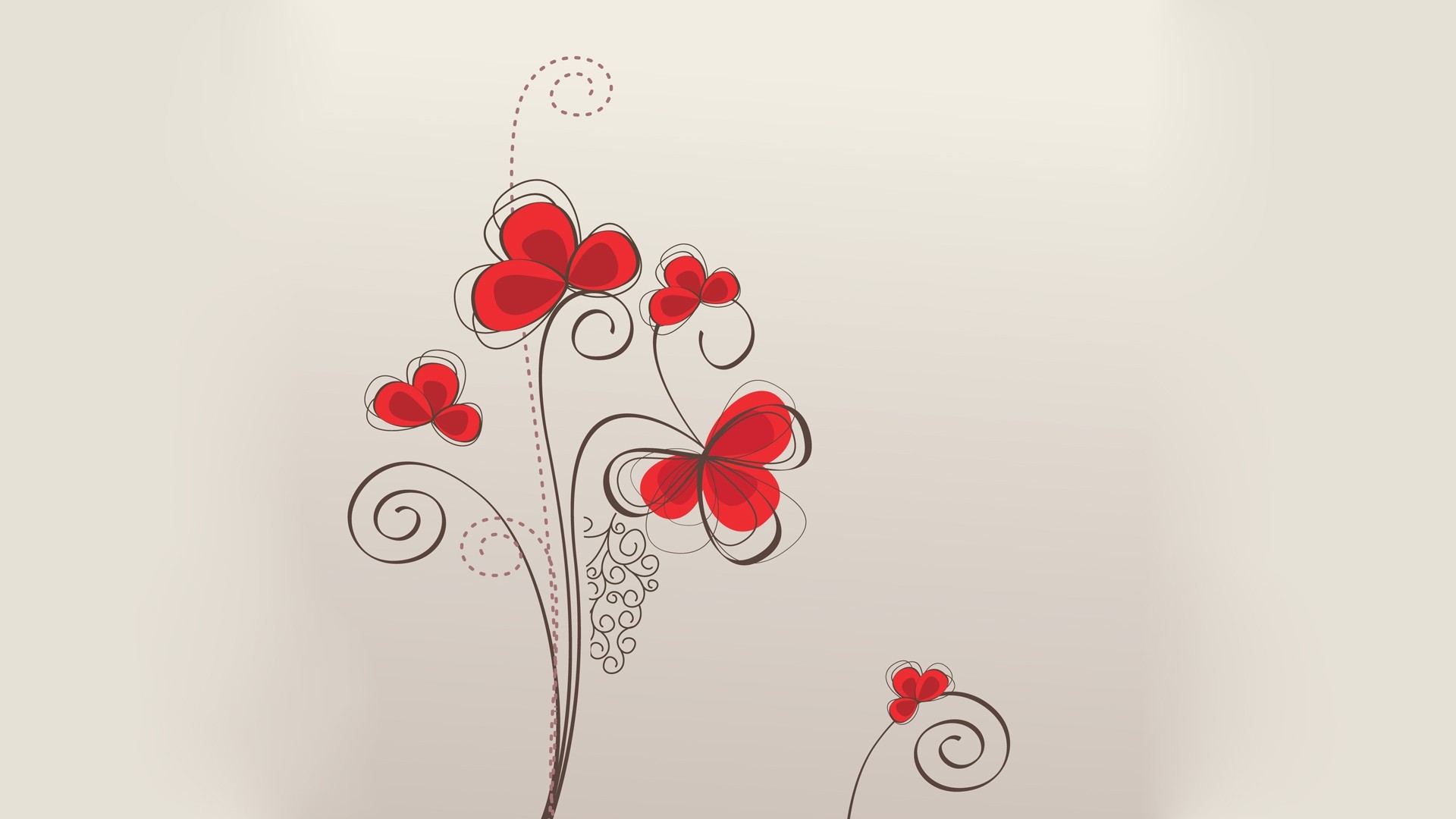 Wallpapers drawing illustration heart on the desktop