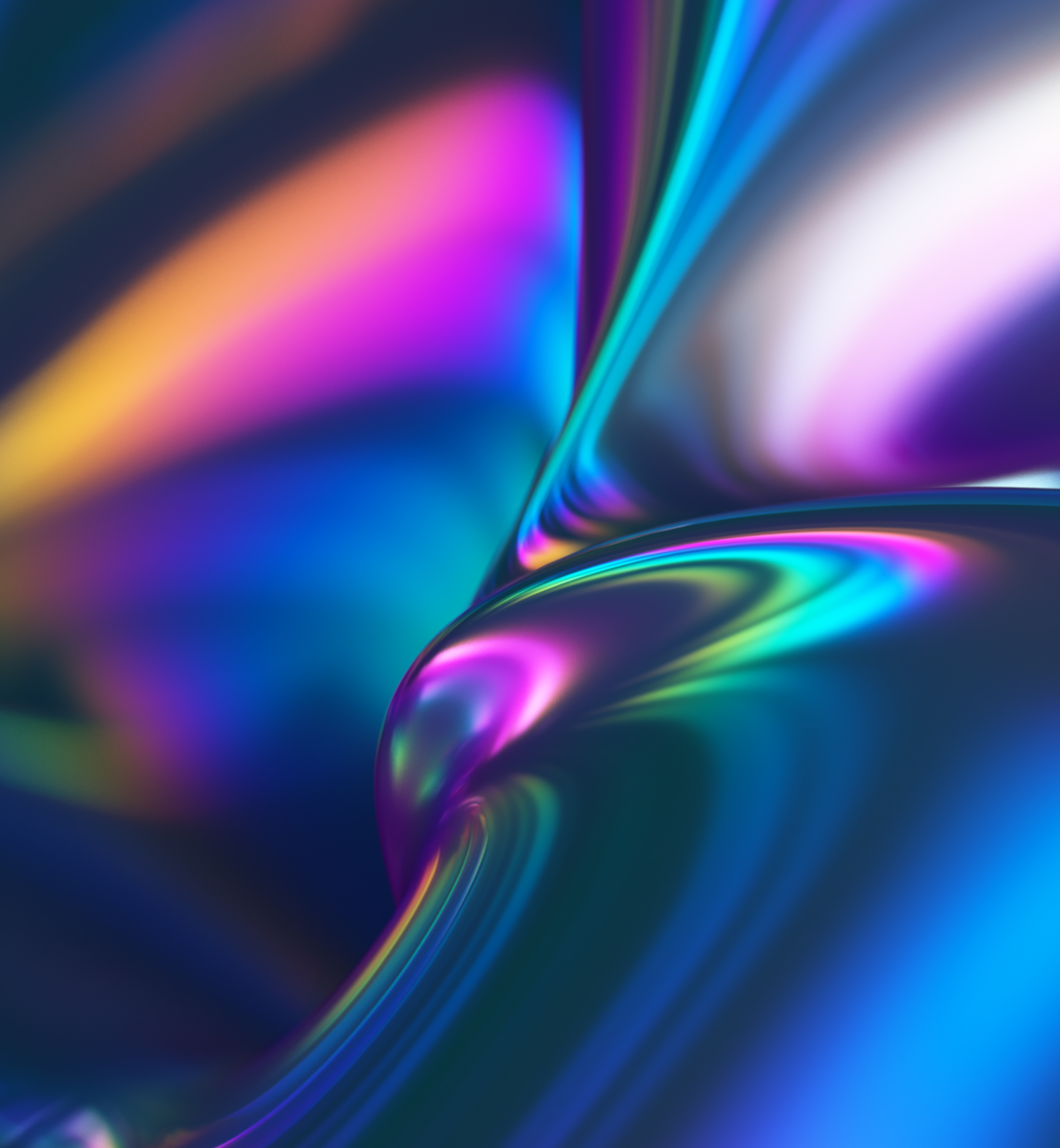 Wallpapers boke waves gradient colors on the desktop