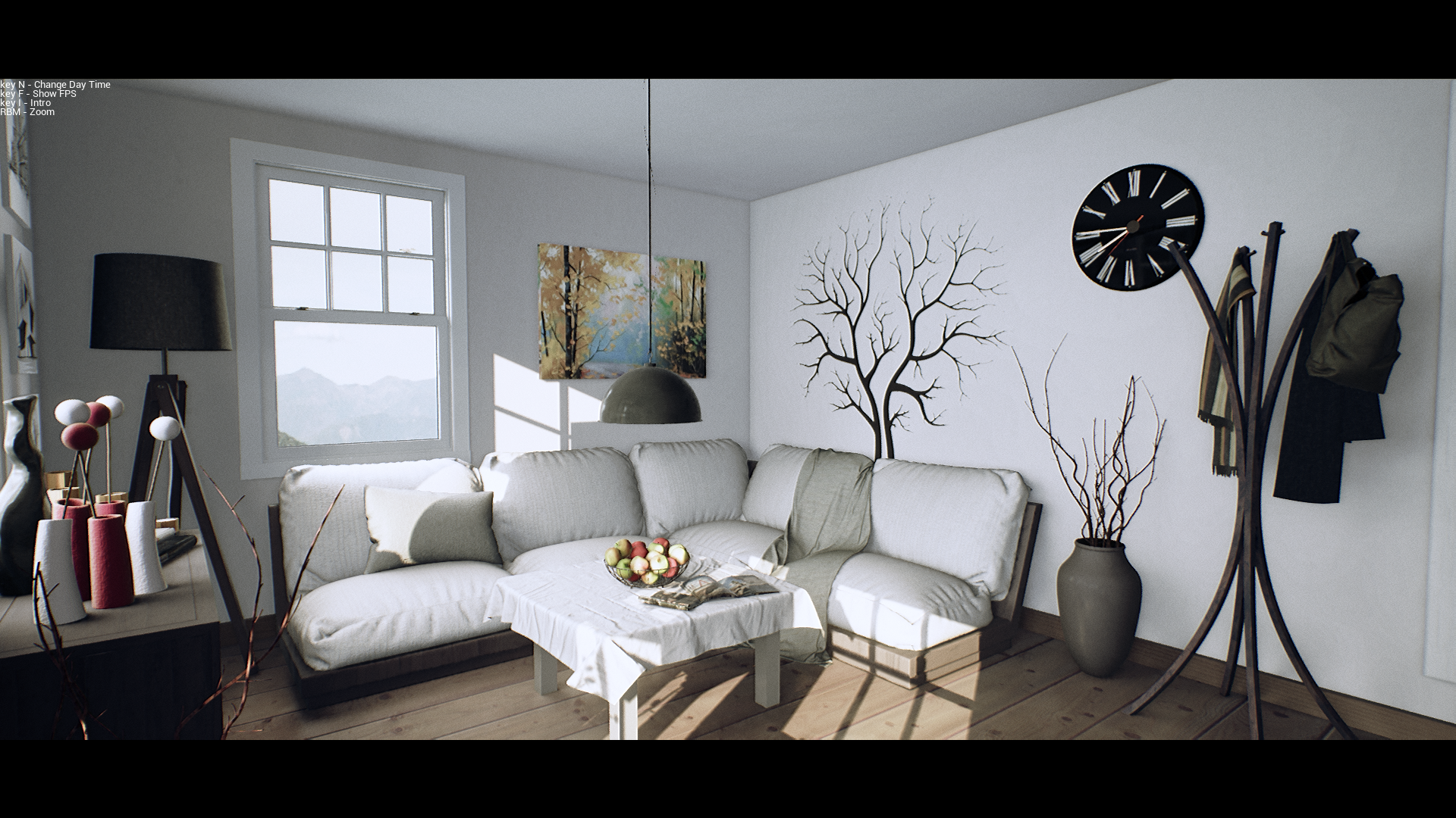 Wallpapers room interior design Unreal Engine 4 on the desktop