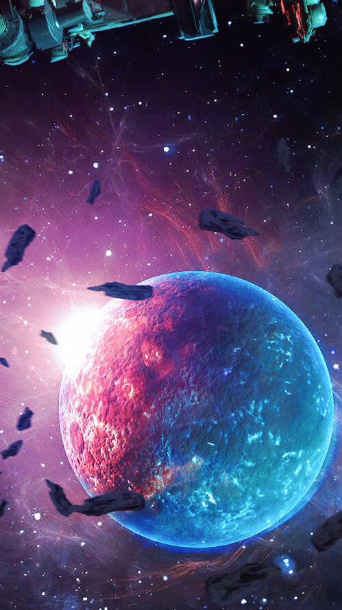 Обои планета Digital Universe художник на рабочий стол