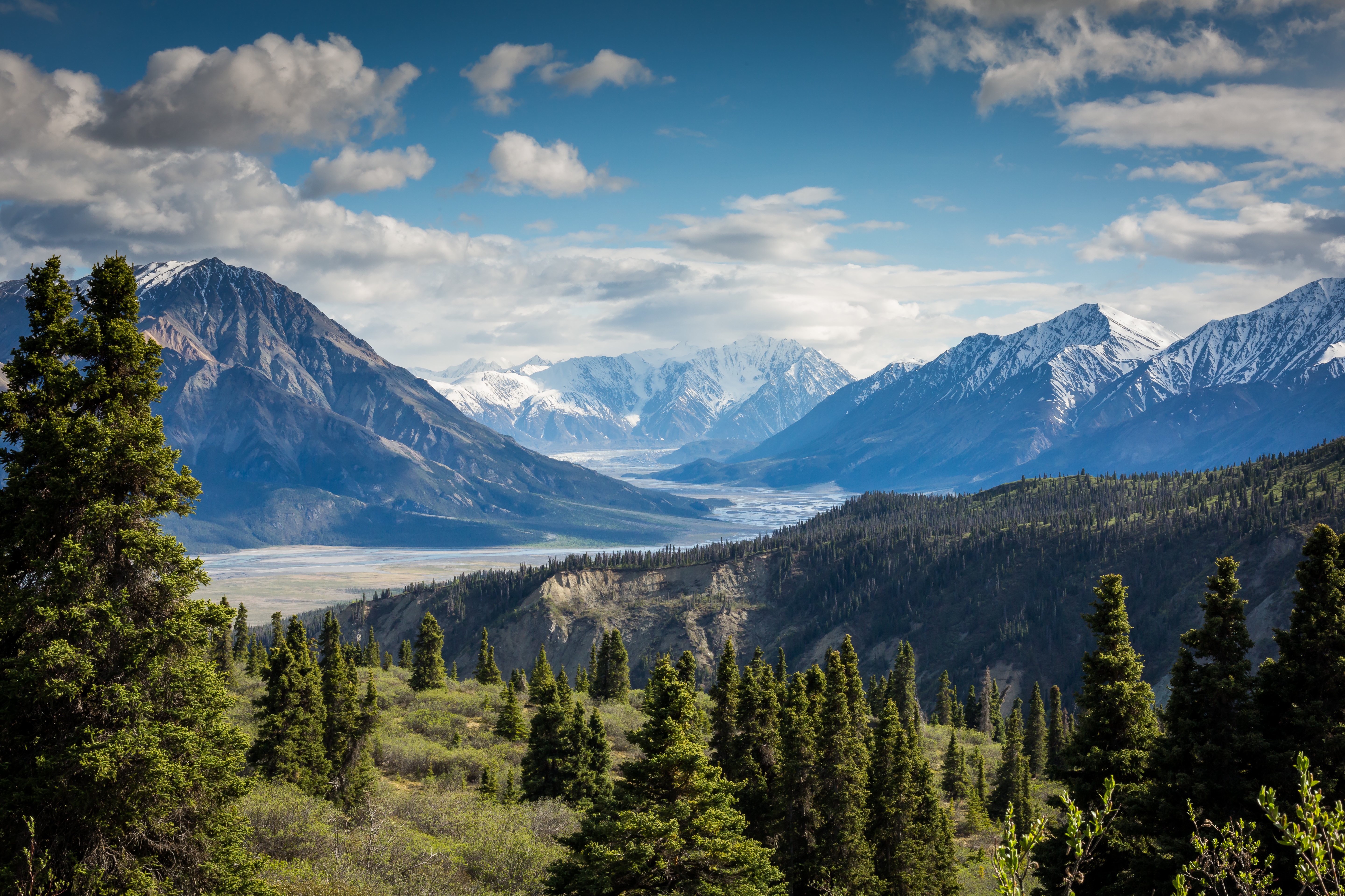 Wallpapers landform mountain pass valley on the desktop