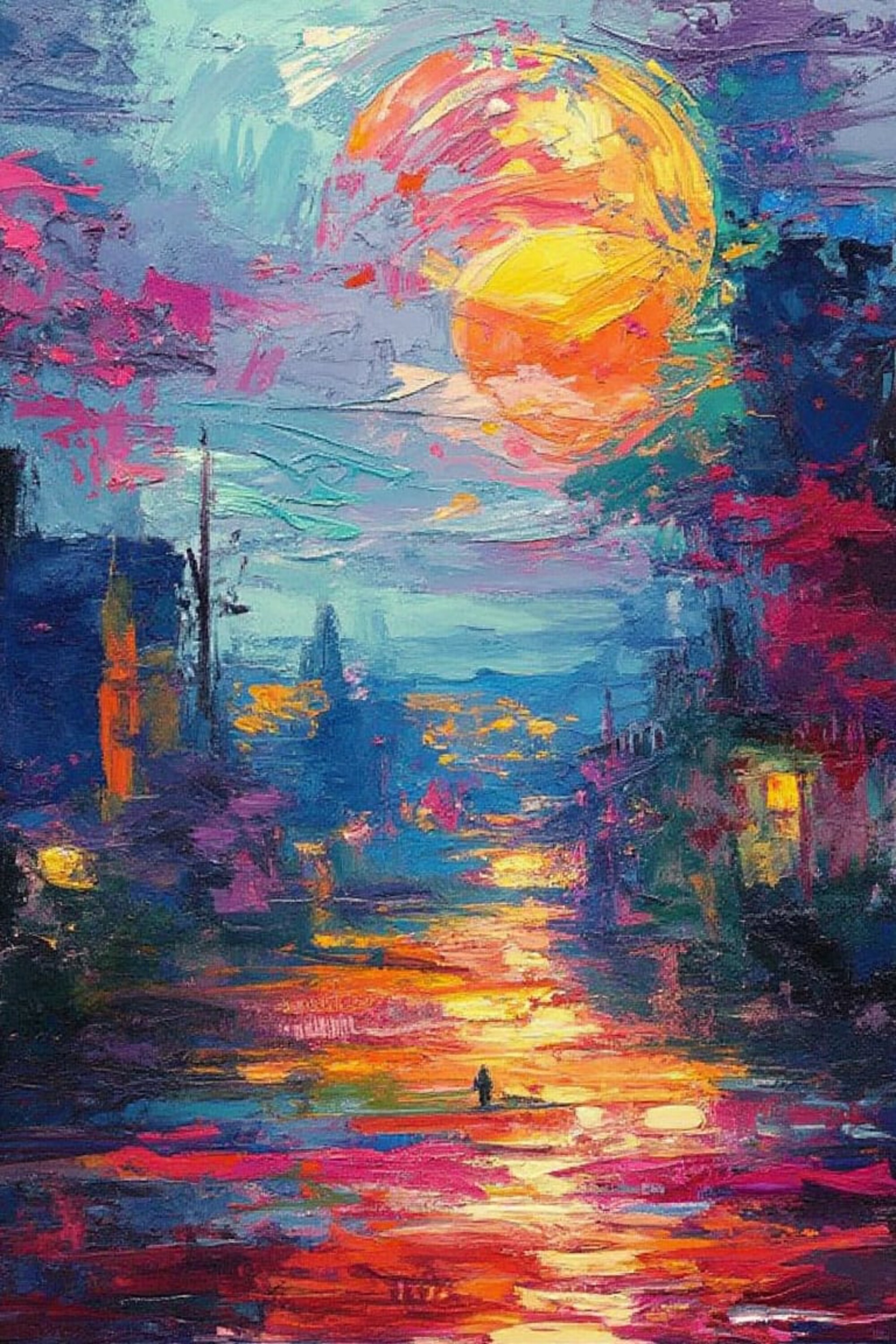 Бесплатное фото Закат красок