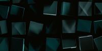 Dark cubes on a dark background