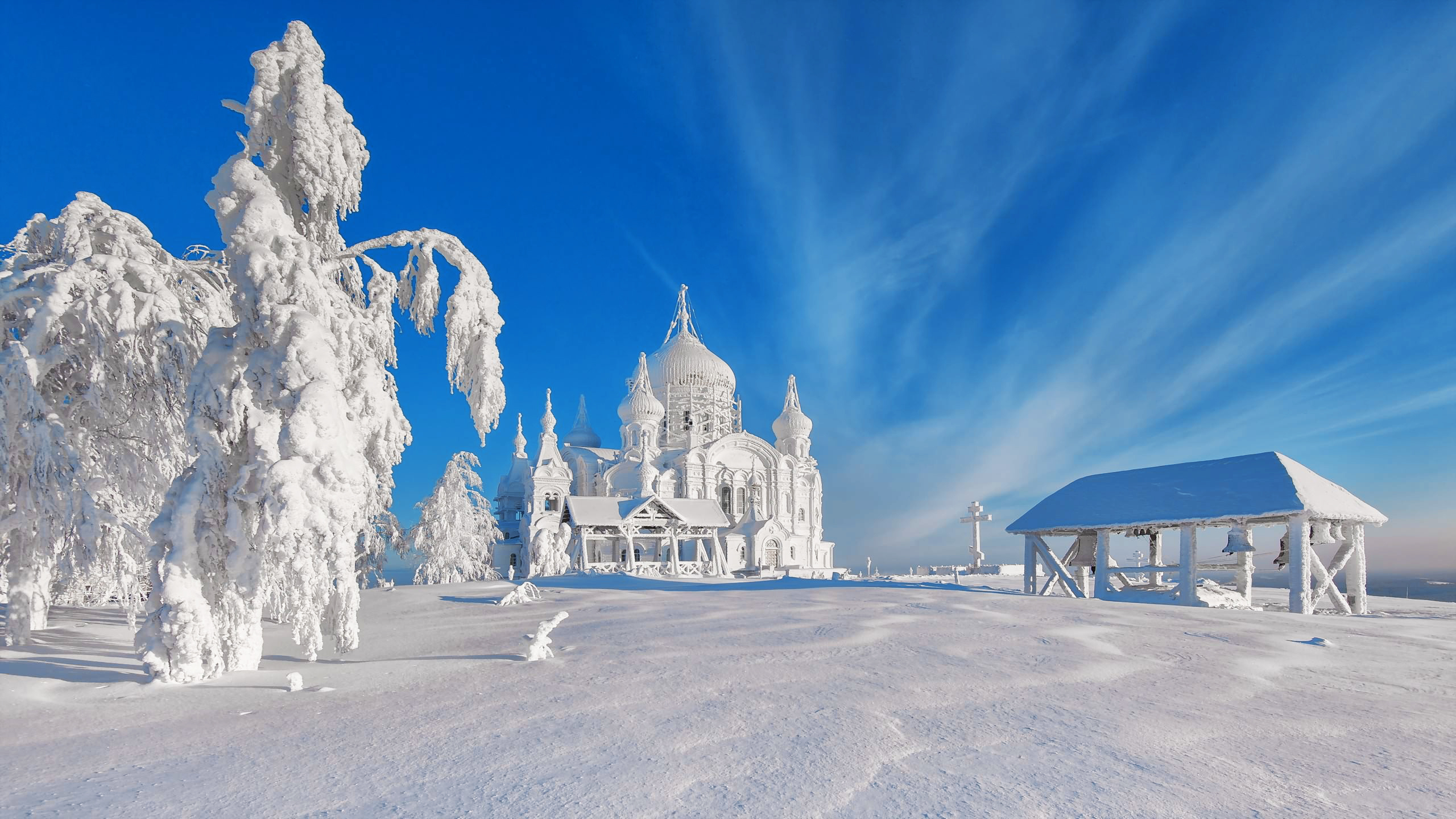 Wallpapers landscapes cold winter on the desktop