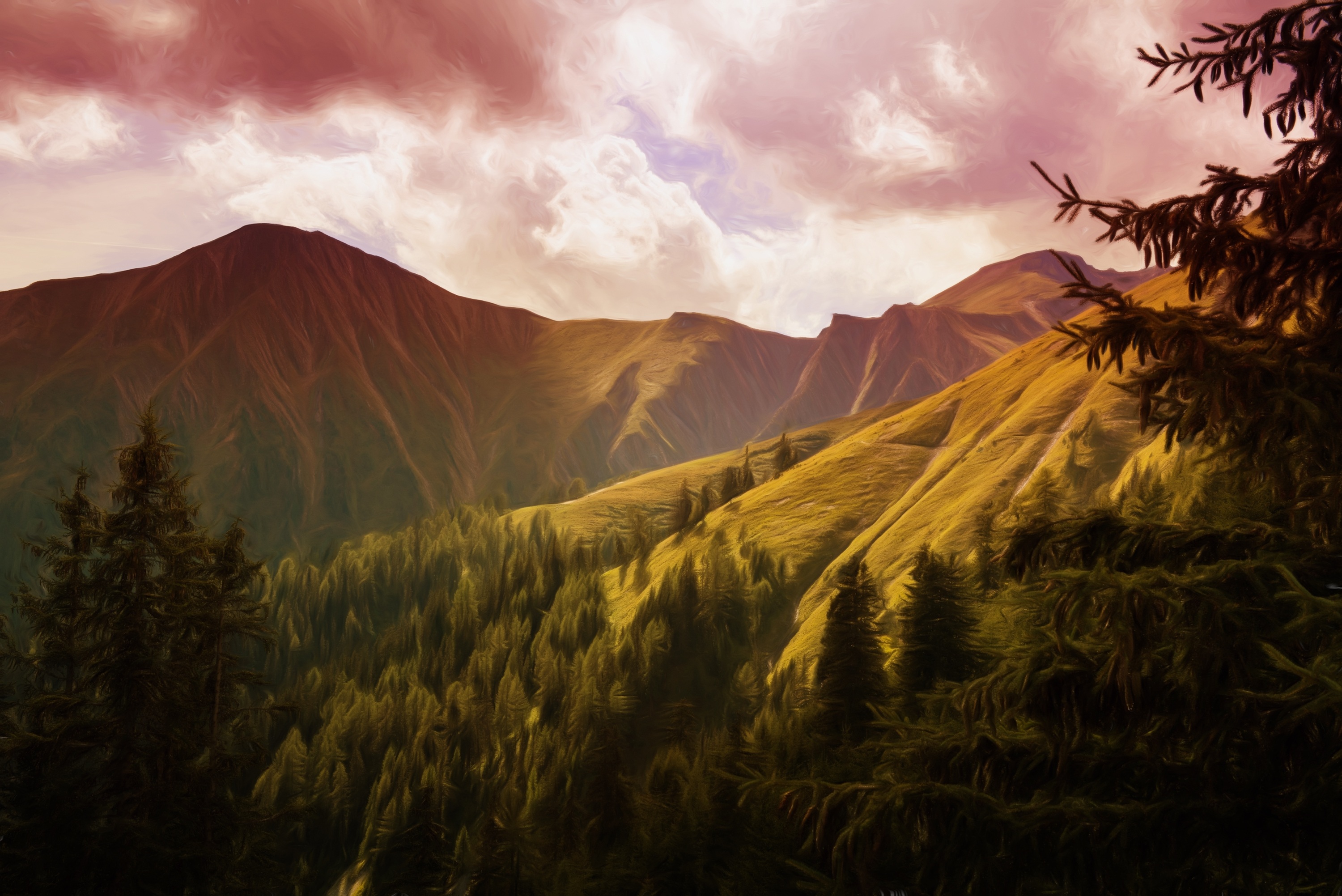 免费照片高山斜坡